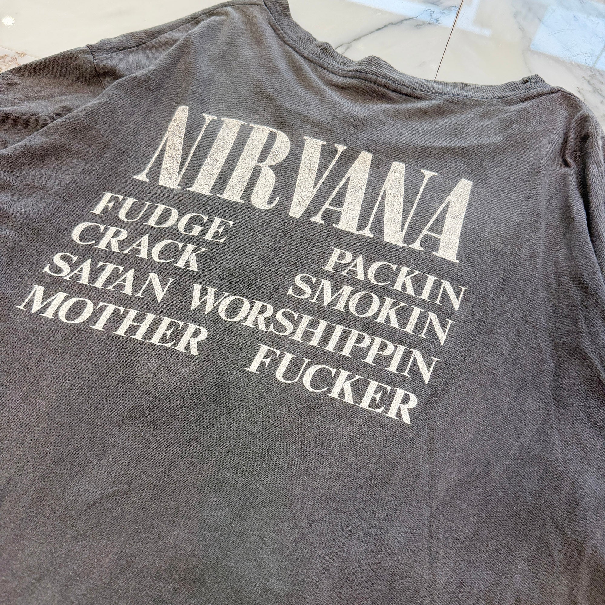 Vintage 90's NIRVANA "VESTIBULE" S/S Tee Size XL ヴィンテージ 90's ニルヴァーナ "ヴェスティビュール" Tシャツ サイズXL