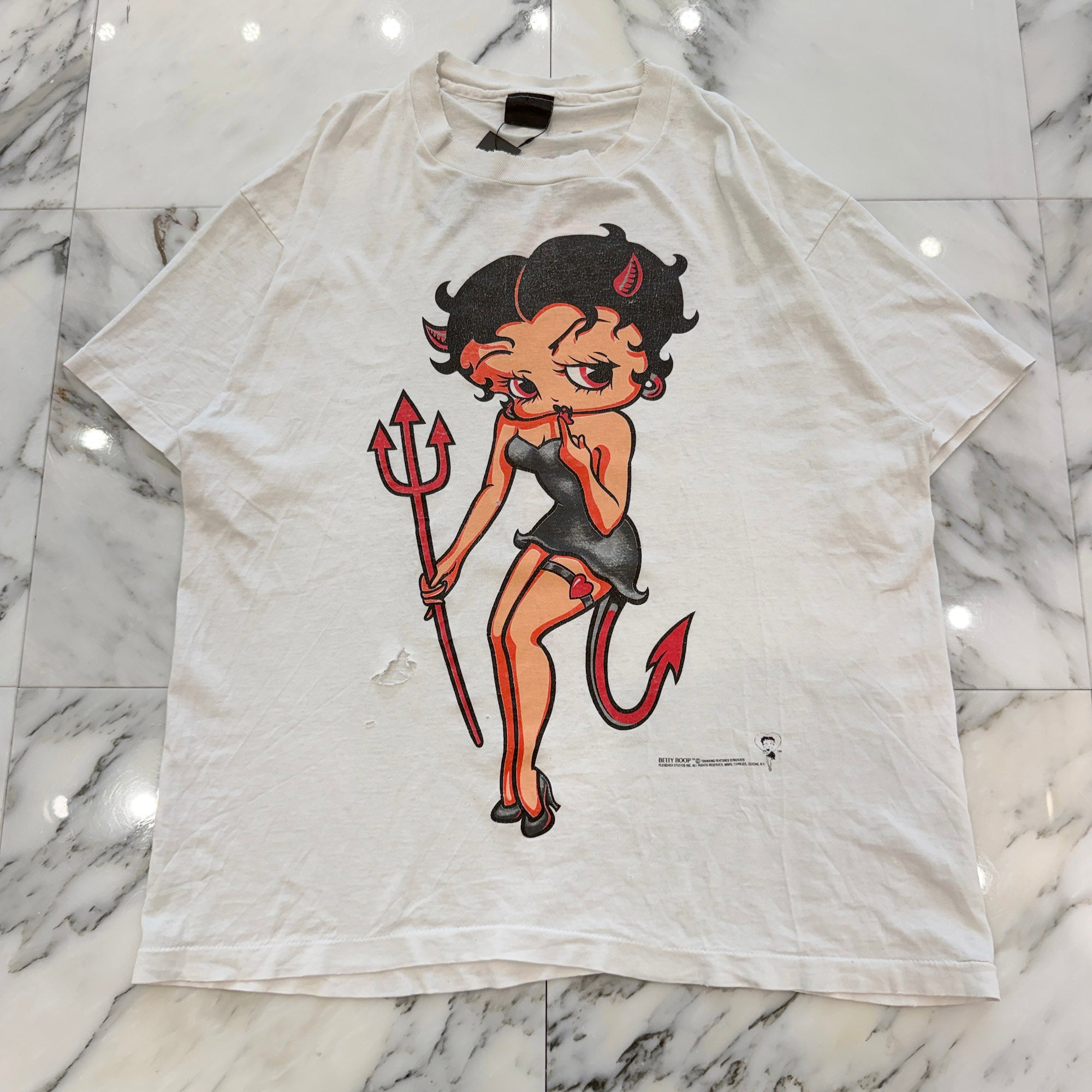Vintage 90's Betty Boop "Devil" Changes S/S Tee Size XL ヴィンテージ 90's ベティ・ブープ "デビル" チェンジーズ社製 Tシャツ サイズXL