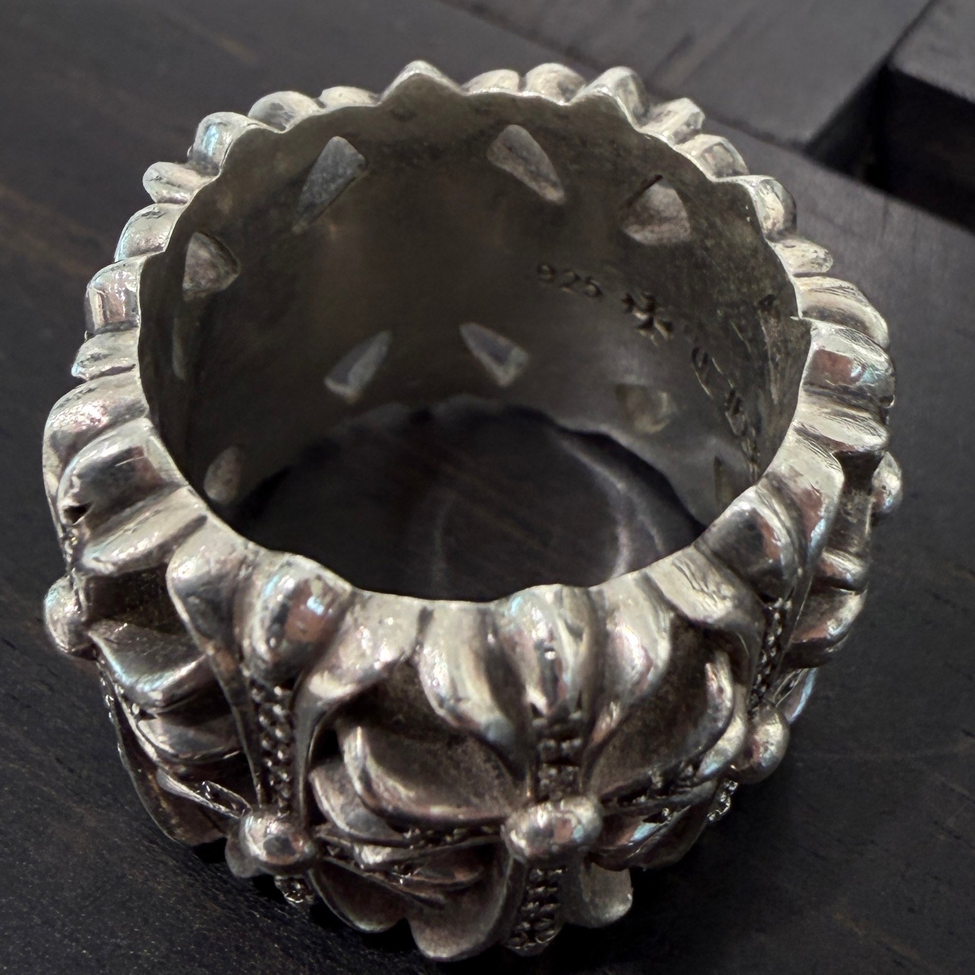 CHROME HEARTS Cemetery Cross Ring Pave Diamond Size 20.5号 クロムハーツ セメタリークロスリング パヴェダイヤモンド サイズ20.5号