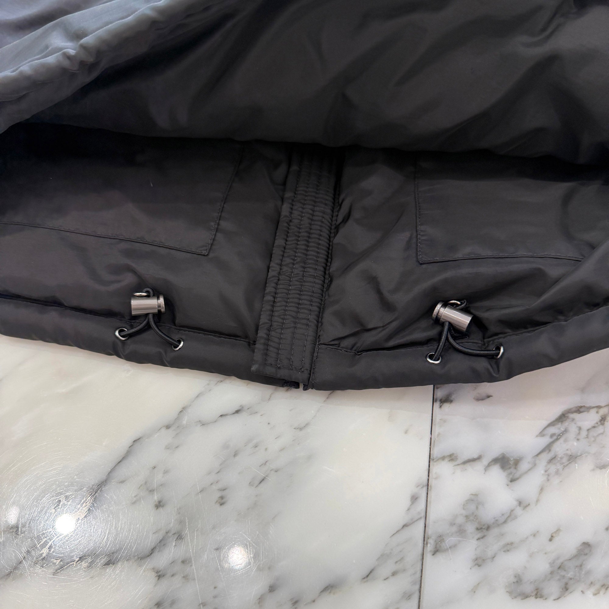 PRADA 2022AW Triangle Logo Plate Down Jacket SGY091 R132 1060 Size 54 プラダ トライアングルロゴ プレート ダウンジャケット サイズ54