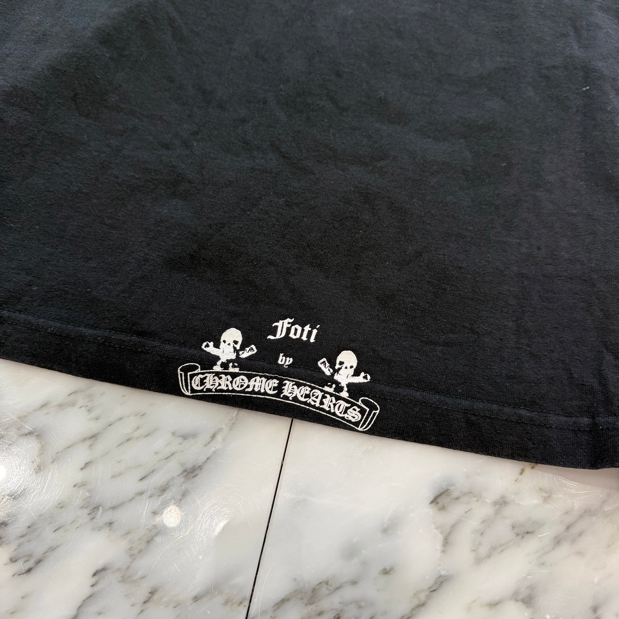 CHROME HEARTS FOTI Harris Teeter CH Plus Print Tee Size L クロムハーツ フォティ・ハリスティーター CH プラス プリントTシャツ サイズL