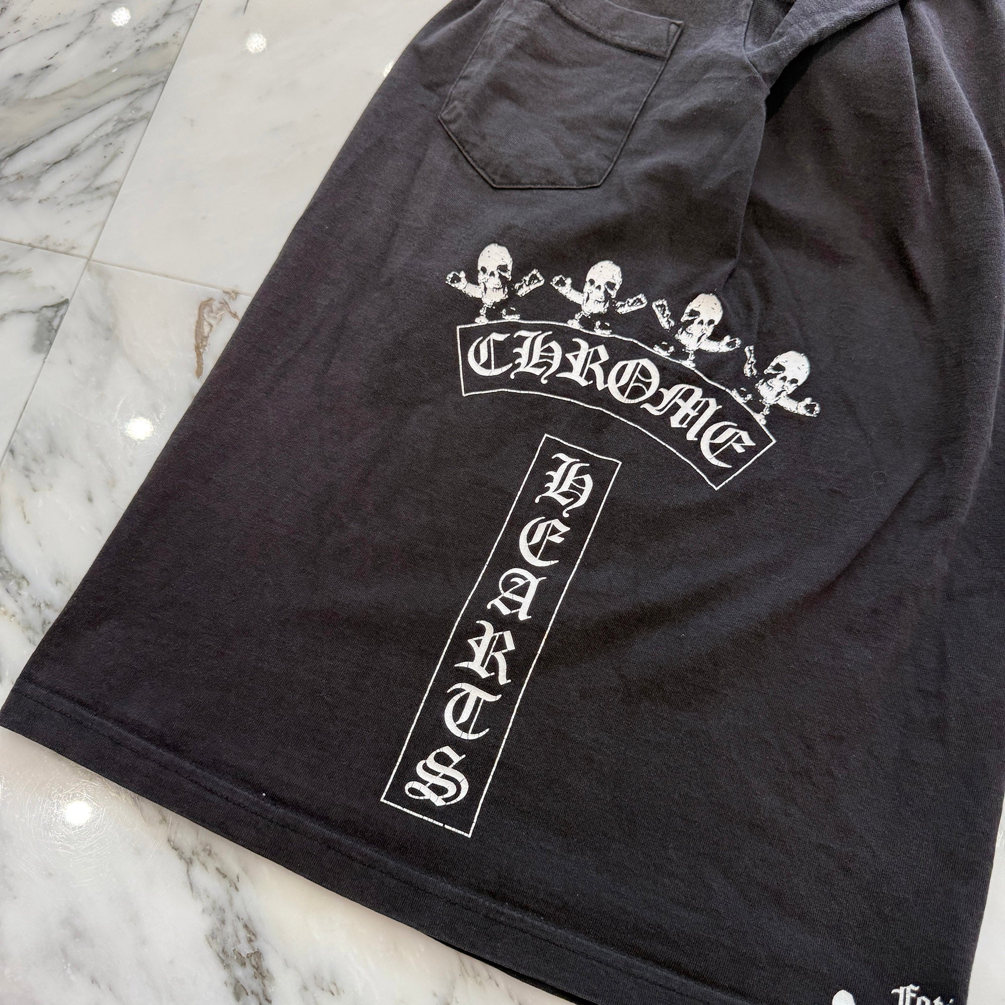 CHROME HEARTS FOTI Harris Teeter Print T Bar Logo Tee Size S クロムハーツ フォティ・ハリスティーター プリント Tバ－ ロゴTシャツ サイズS
