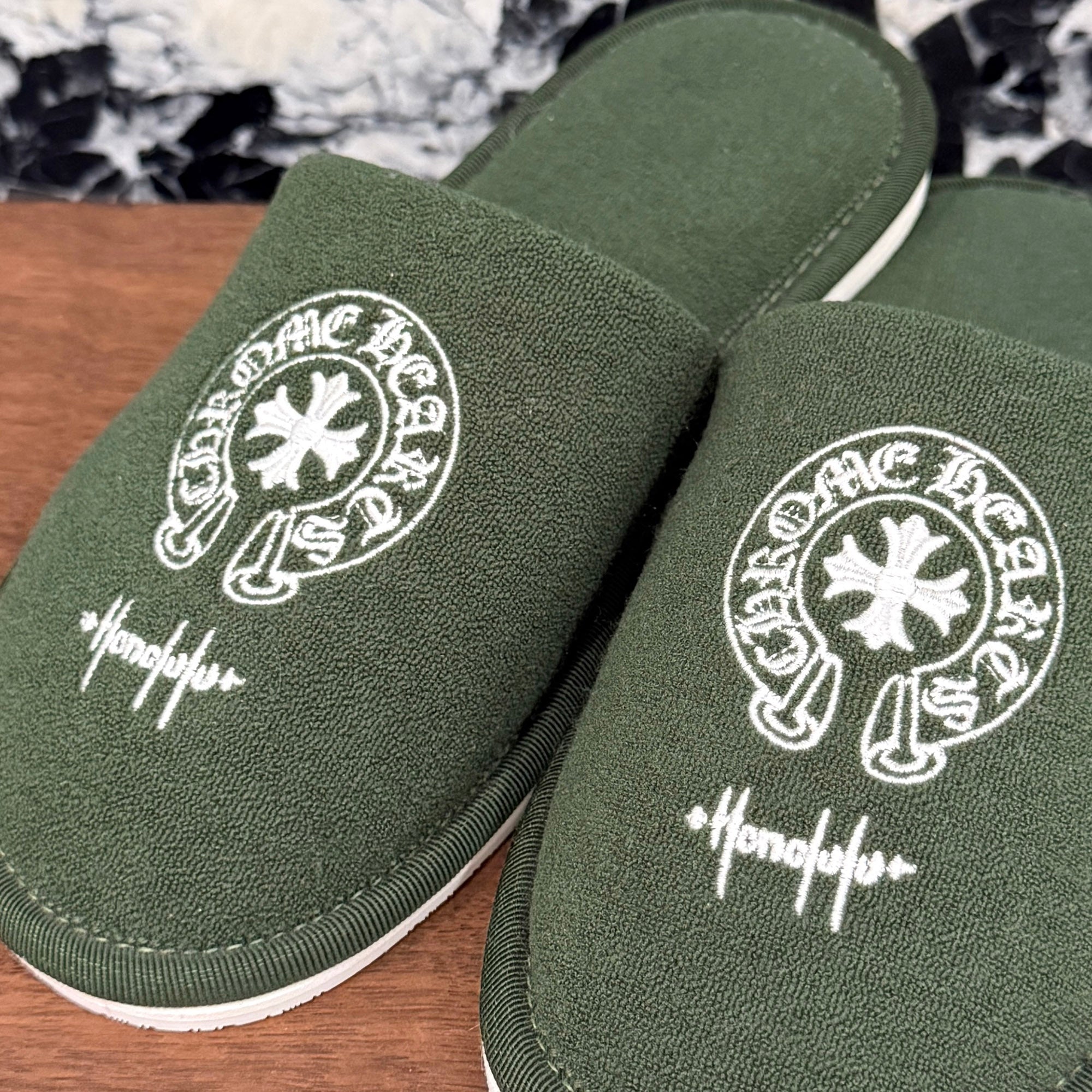CHROME HEARTS Honolulu Limited Horseshoe Hotel Slippers Sandals Size S クロムハーツ ホノルル限定 ホースシューホテルスリッパ サンダル サイズS