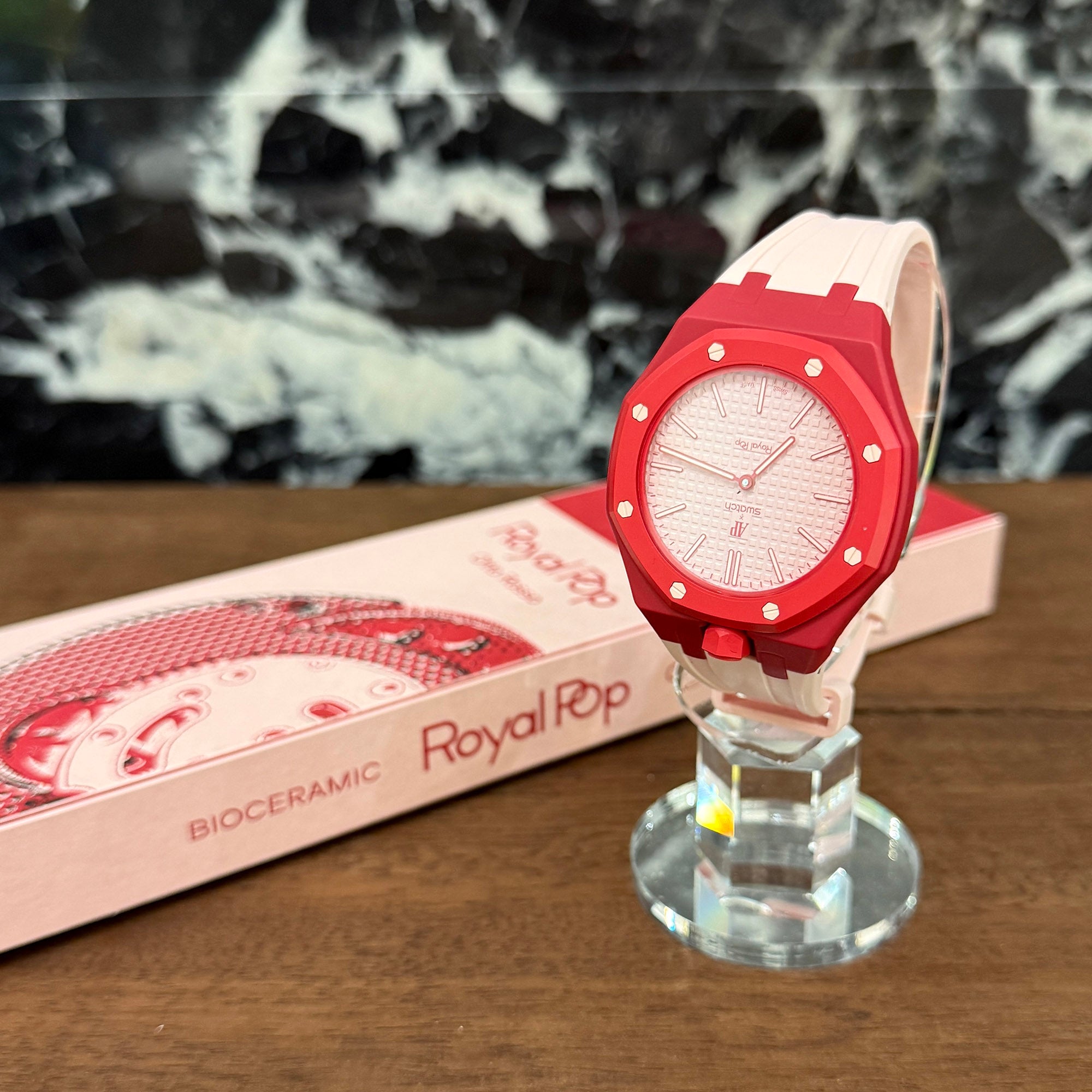 AUDEMARS PIGUET × SWATCH Royal Pop "Otto Rosso" SSX03R100N オーデマ ピゲ×スウォッチ ロイヤル ポップ "オット・ロッソ"