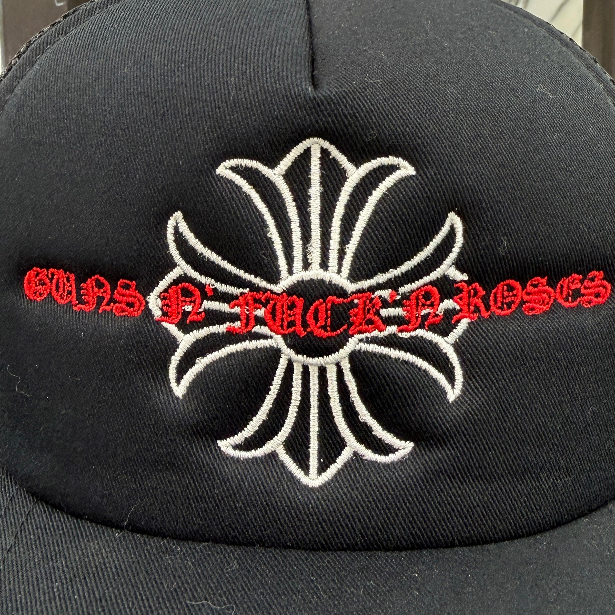 CHROME HEARTS × Guns N' Roses CH Plus Embroidery Tracker Cap Size