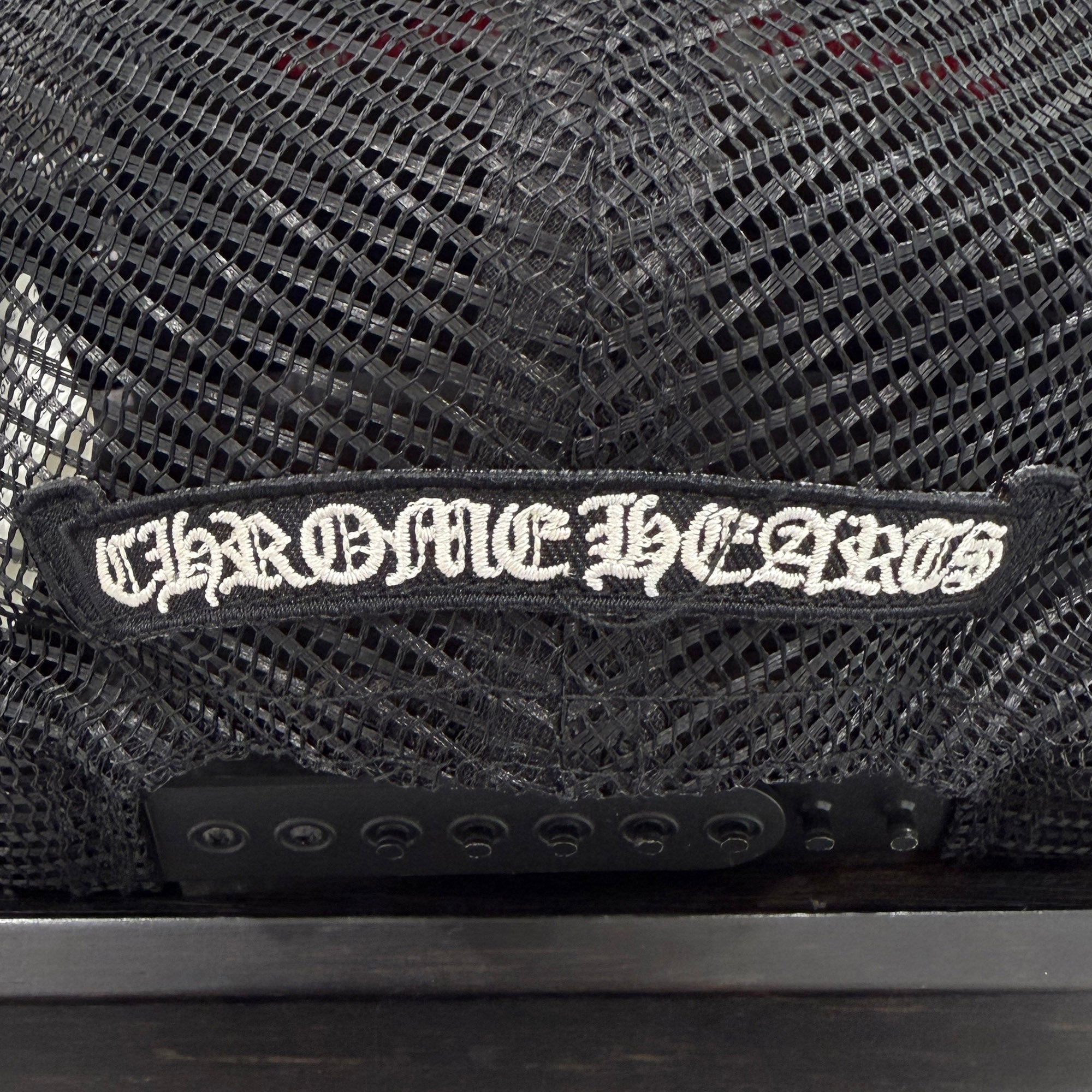 CHROME HEARTS × Guns N' Roses CH Plus Embroidery Tracker Cap Size ONE SIZE (53-60) クロムハーツ×ガンズ・アンド・ローゼズ CHプラス刺繍 トラッカーキャップ サイズONE SIZE (53-60)