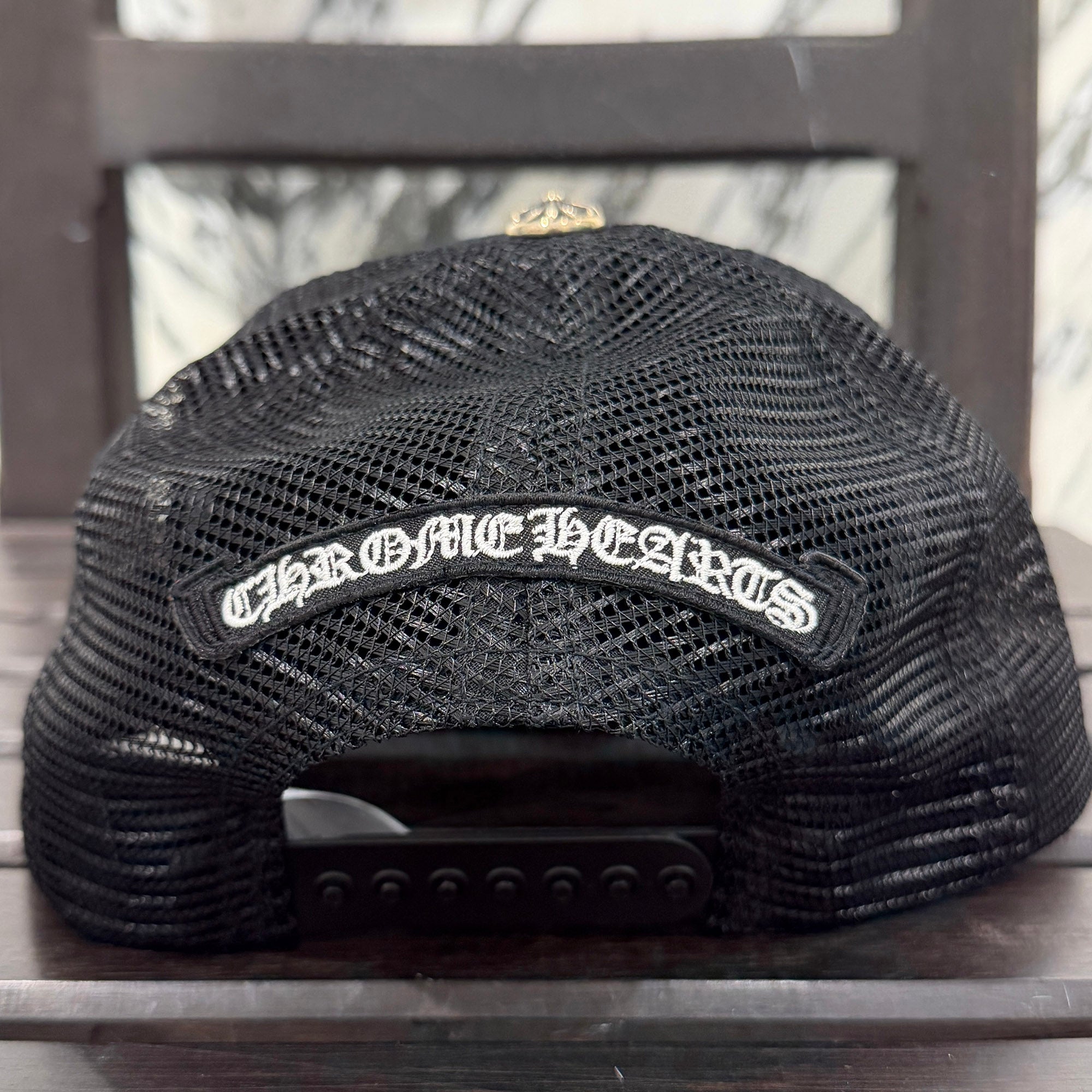 CHROME HEARTS Triple Cross Patch Trucker Cap ONE SIZE (51-61) クロムハーツ トリプルクロスパッチ トラッカーキャップ ONE SIZE (51-61)