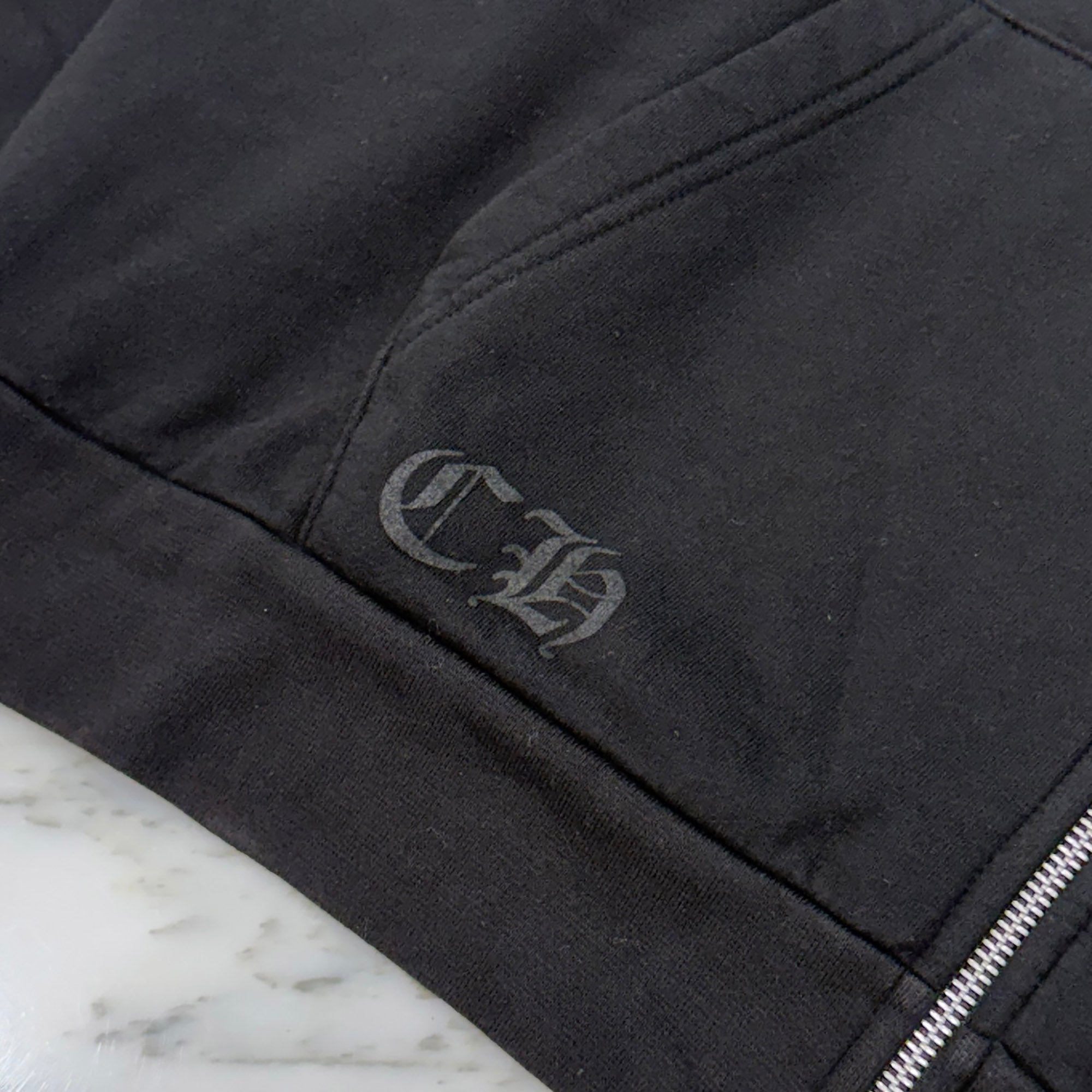 CHROME HEARTS 2021SS MLTCOL CEM CRS Zip Up Hoodie Size L クロムハーツ マルチカラー セメタリークロス ジップアップフーディ サイズL