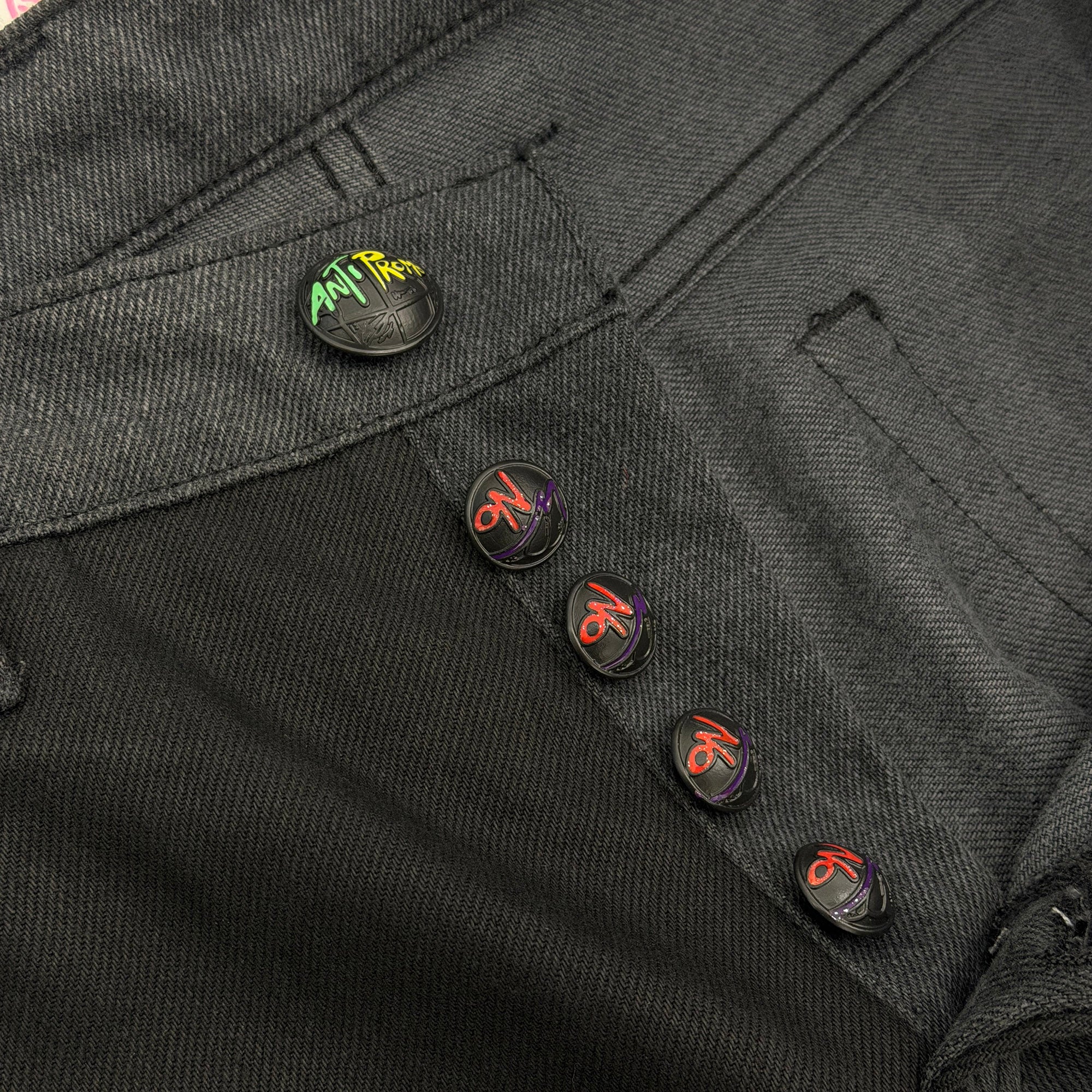 MATTY BOY 2025SS  New York Limited ANTI PROMO 99 EYES Cotton Denim Pants Size 28×32 マッティボーイ ニューヨーク限定 アンチ プロモ 99アイズ コットン デニムパンツ サイズ28×32