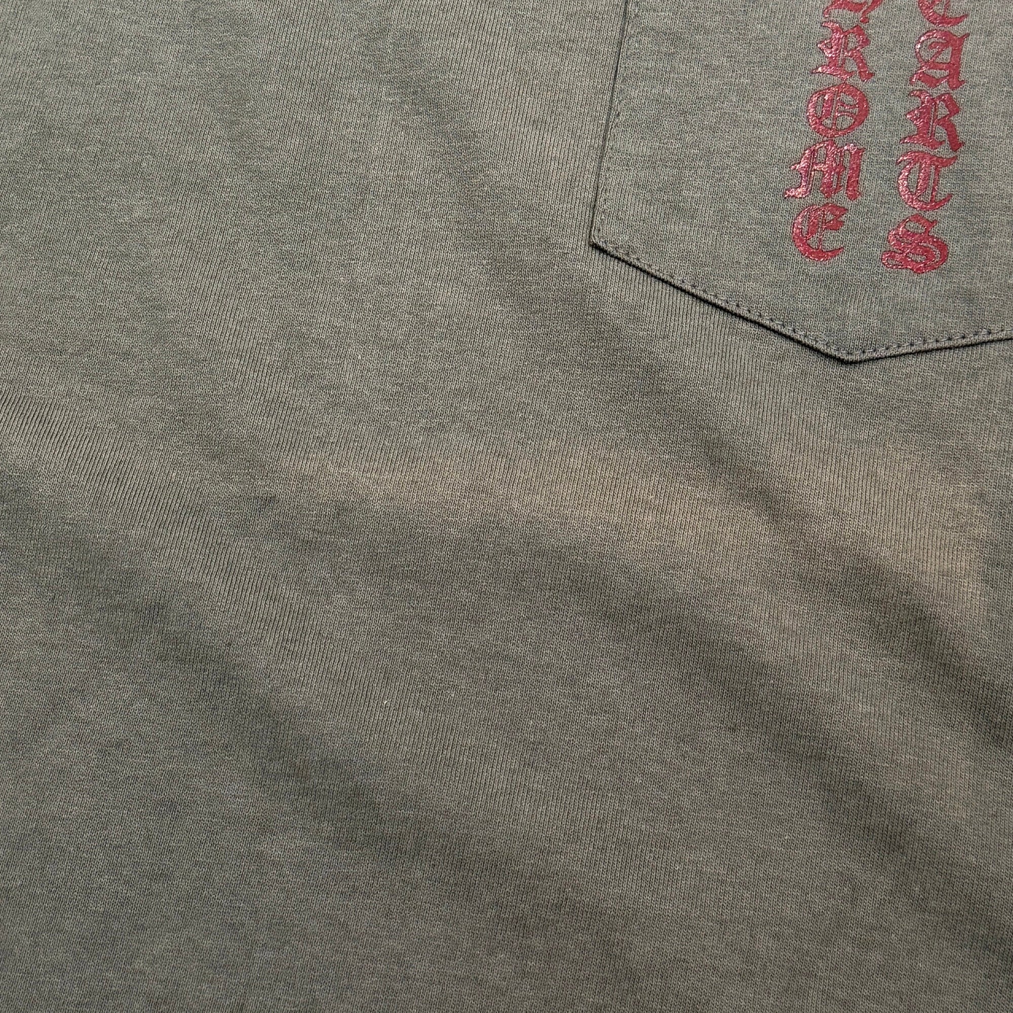 CHROME HEARTS Intellectual Gallery Limited Vertical Logo Back Scroll Tee Size L クロムハーツ インテレクチュアルギャラリー限定 ヴァーティカルロゴ バックスクロールTシャツ サイズL