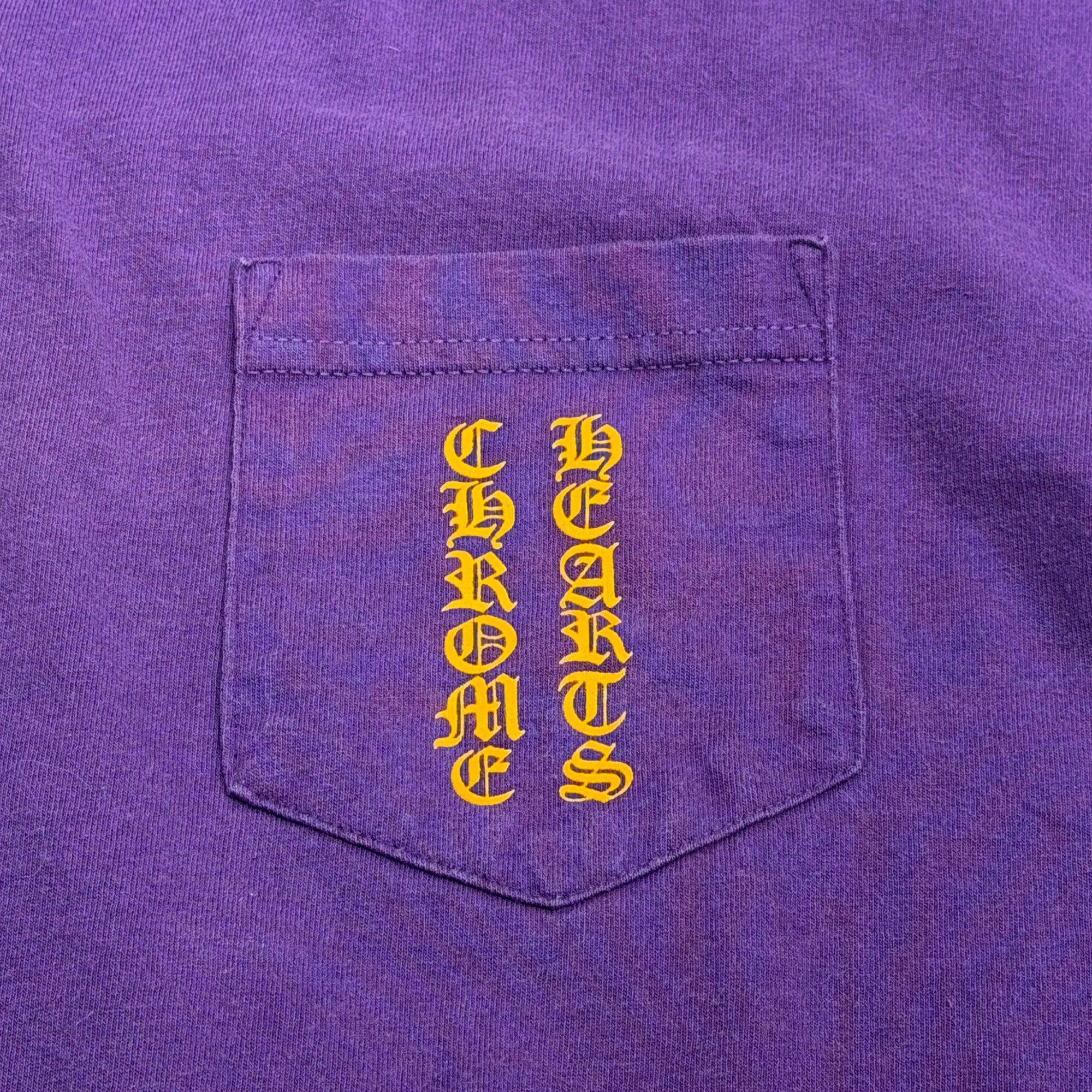 CHROME HEARTS Vertical Logo Back Scroll Print Tee Size XL クロムハーツ ヴァーティカルロゴ バックスクロール プリント Tシャツ サイズXL