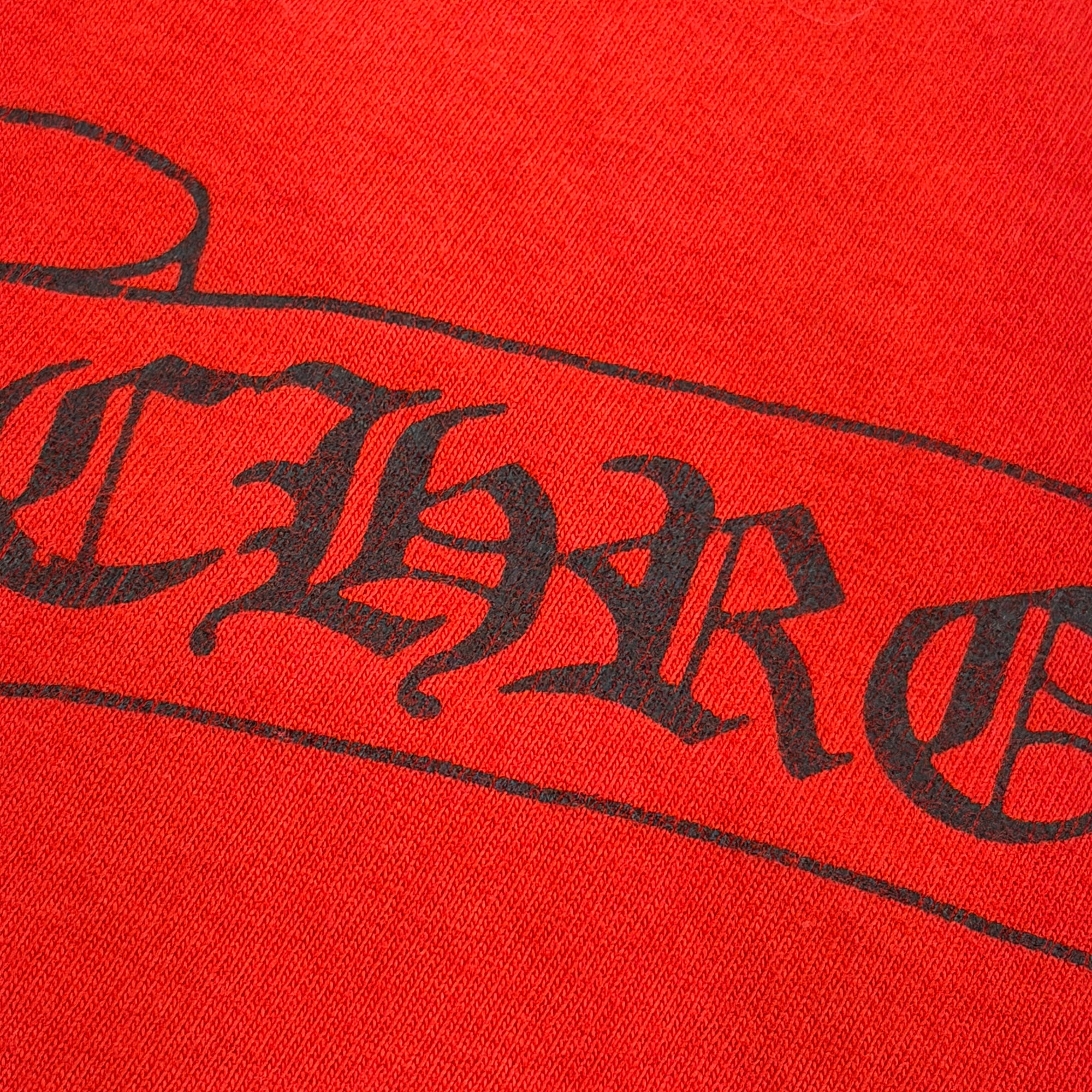 CHROME HEARTS Neck Logo Dagger Back Scroll Print Tee Size L クロムハーツ ネックロゴ ダガー バックスクロール プリント Tシャツ サイズL