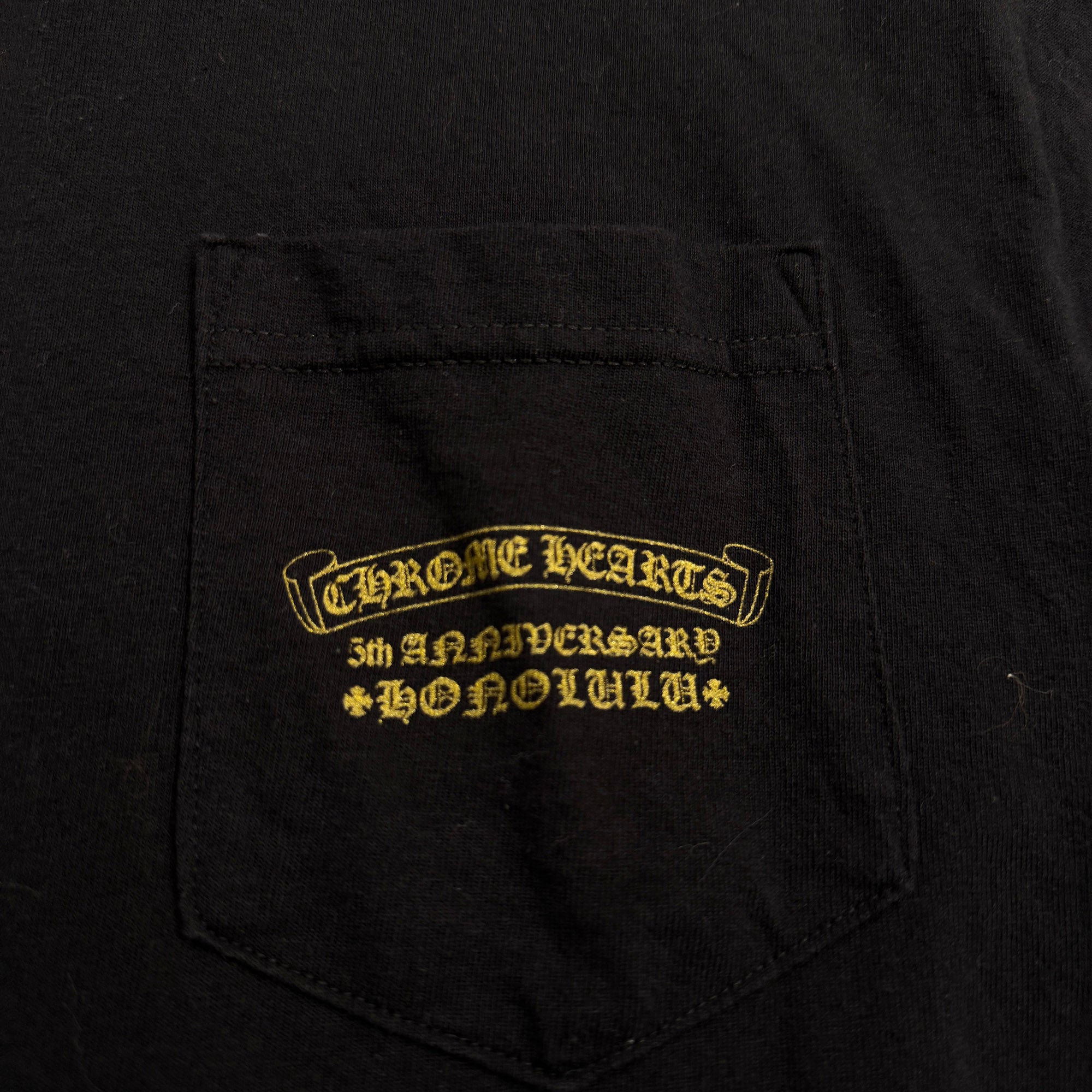 CHROME HEARTS HONOLULU Limited 5th Anniversary Shine Logo Tee サイズM クロムハーツ ホノルル リミテッド 5th アニバーサリー シャインロゴ Tシャツ サイズM