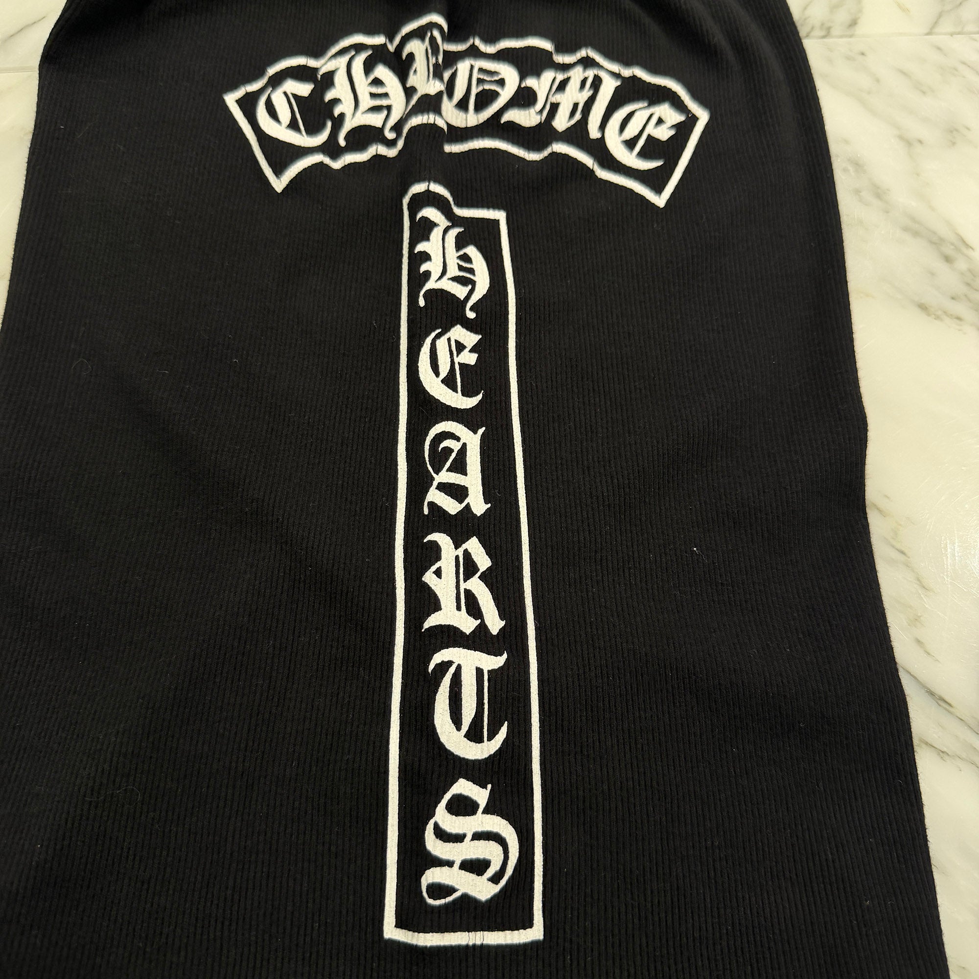 CHROME HEARTS CH Cross Side Vertical Logo Fuck You Tank Top Size L クロムハーツ CHクロス サイド ヴァーティカルロゴ ファックユー タンクトップ サイズL