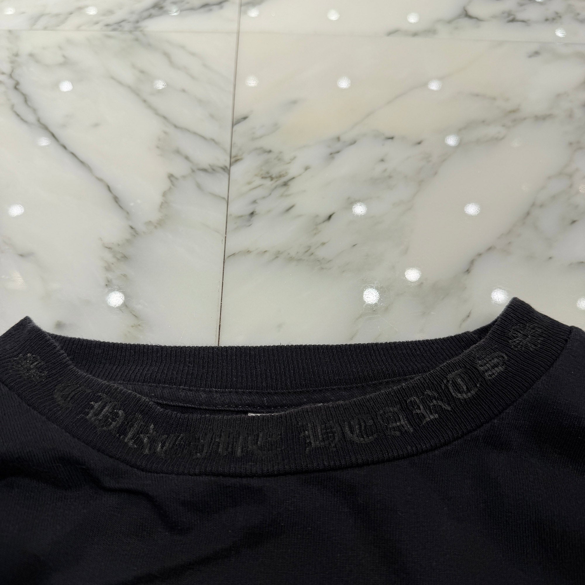 CHROME HEARTS Neck Logo Back Vine Dagger Long Sleeve Tee Size M クロムハーツ ネックロゴ バックヴァインダガー ロングスリーブTシャツ サイズM