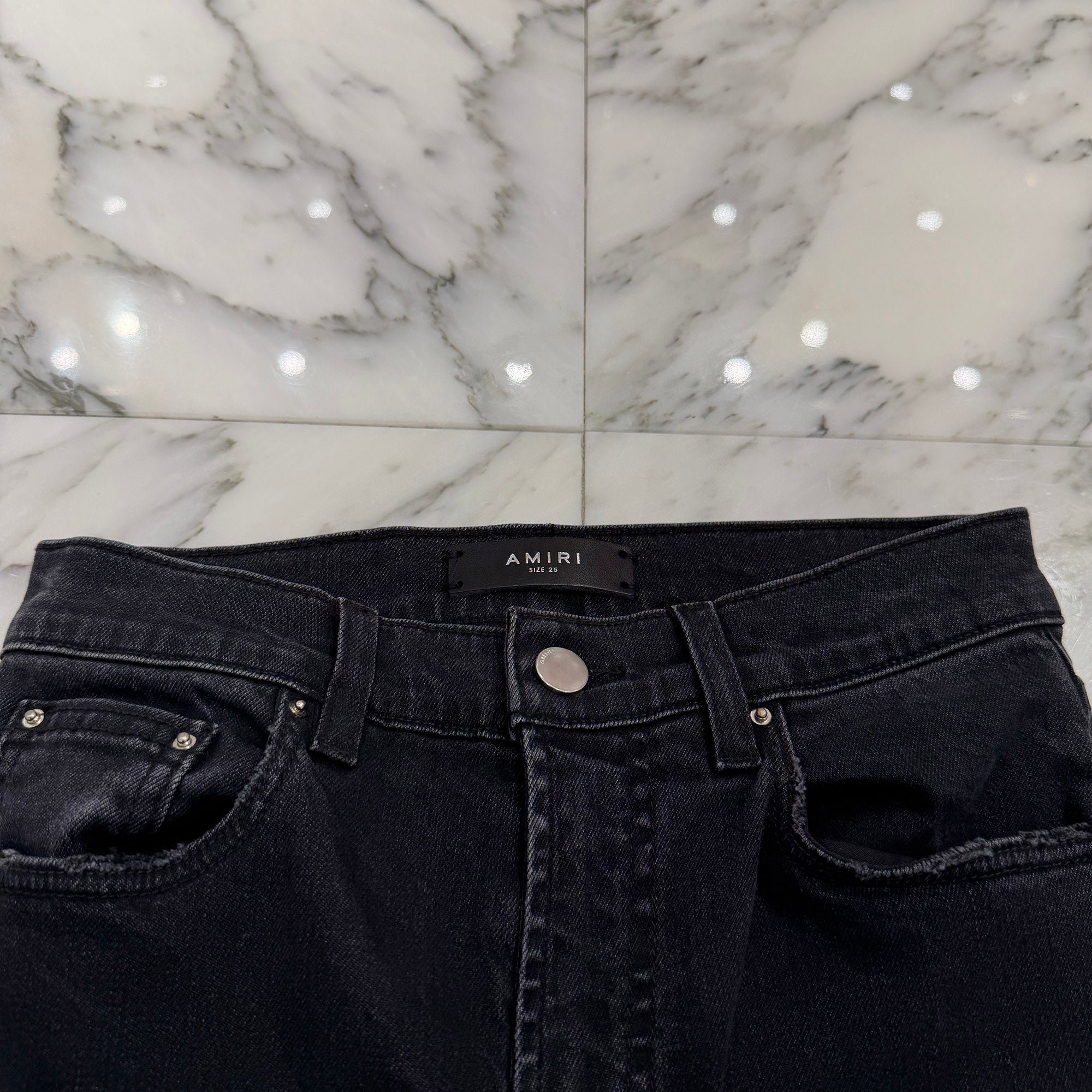 AMIRI MX1 Damage Skinny Denim Pants Size 25 アミリ MX1 ダメージ加工 スキニー デニムパンツ サイズ25