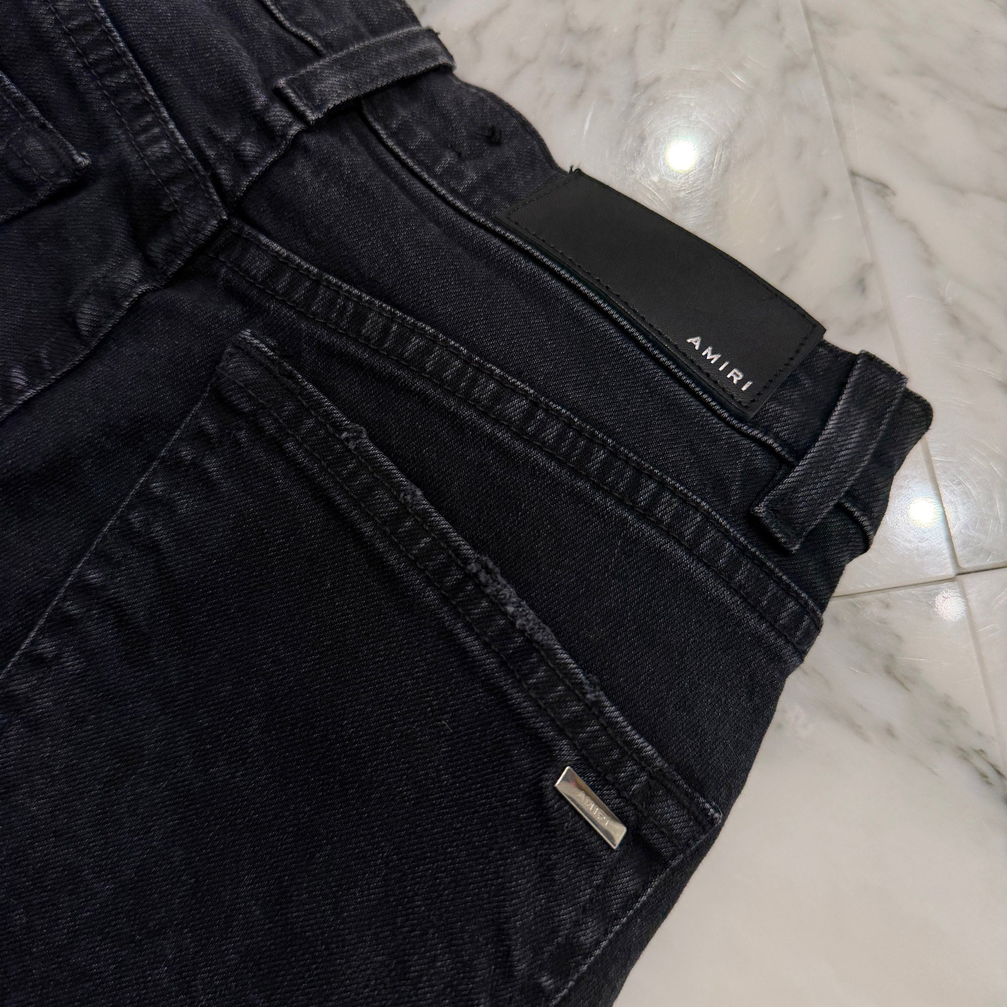 AMIRI MX1 Damage Skinny Denim Pants Size 25 アミリ MX1 ダメージ加工 スキニー デニムパンツ サイズ25