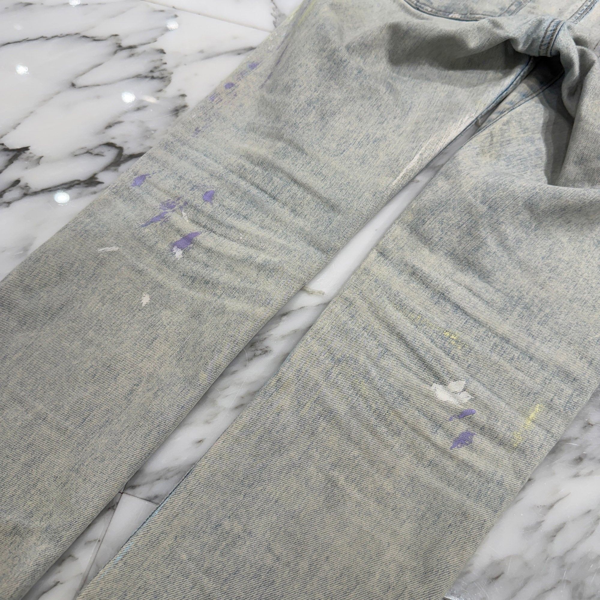 AMIRI Paint Splatter Damage Skinny Denim Pants Size 28 アミリ ペイントスプラッター ダメージ加工 スキニー デニムパンツ サイズ28