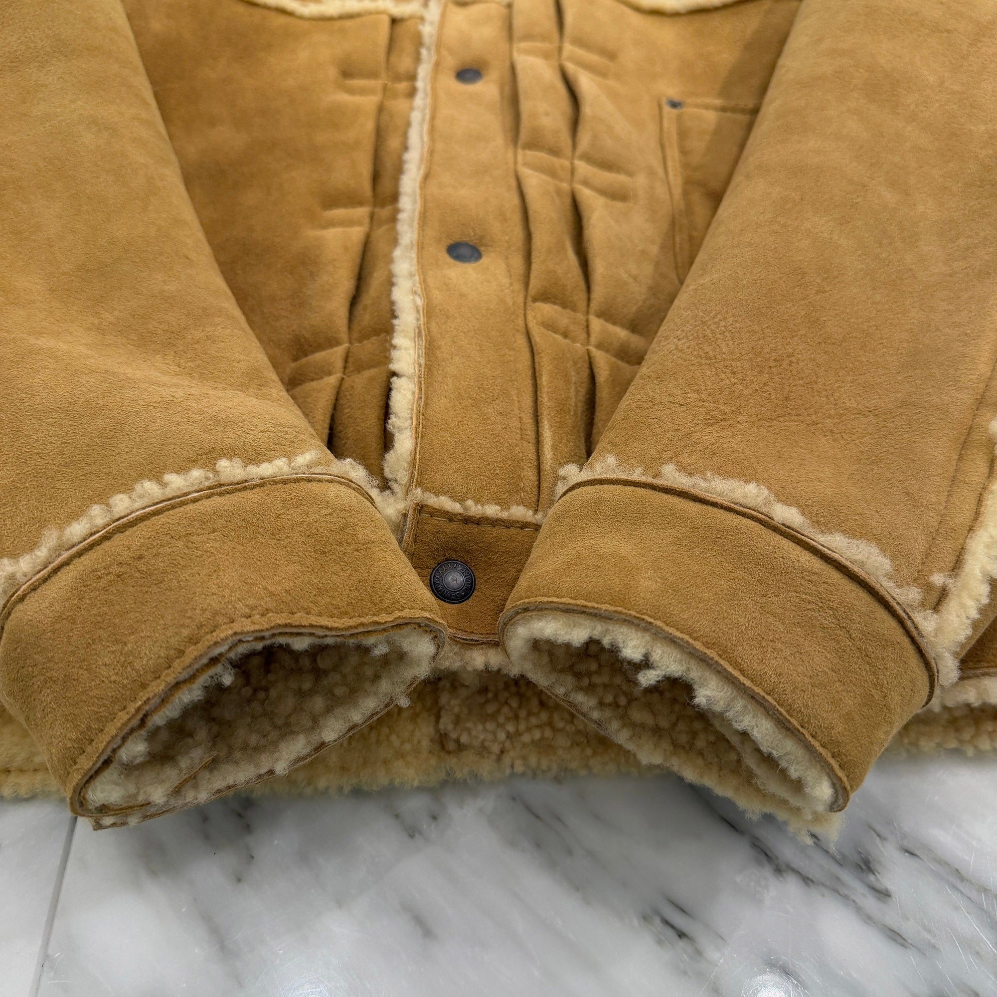 SAINT Mxxxxxx × BerBerJin 2025AW BB MOUTON JACKET SM-HR1-0000-C59 Size L セントマイケル×ベルベルジン BB ムートン ジャケット サイズL