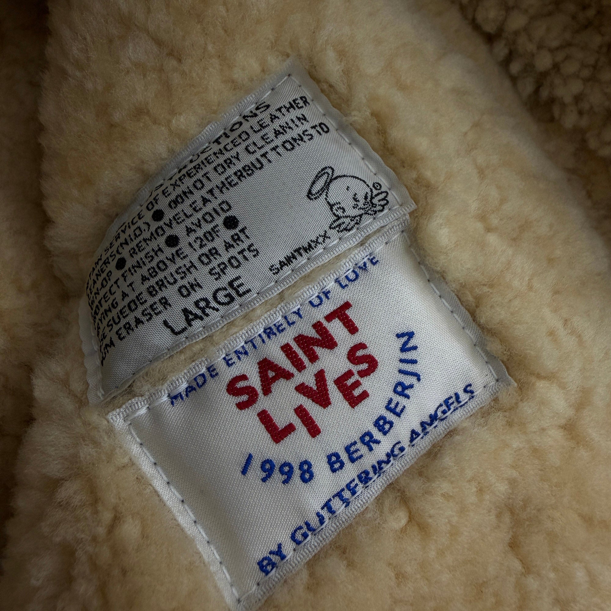 SAINT Mxxxxxx × BerBerJin 2025AW BB MOUTON JACKET SM-HR1-0000-C59 Size L セントマイケル×ベルベルジン BB ムートン ジャケット サイズL