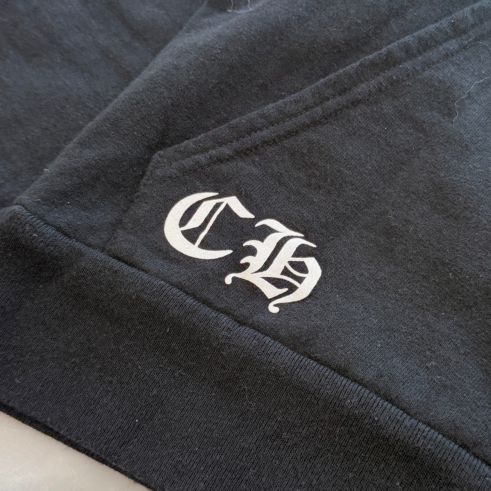 り*と様 ※説明文要確認！！　CHROME HEARTS　クロムハーツ　クラシッ CHROME HEARTS Back CH Plus Print Zip Up Hoodie Size M クロムハーツ