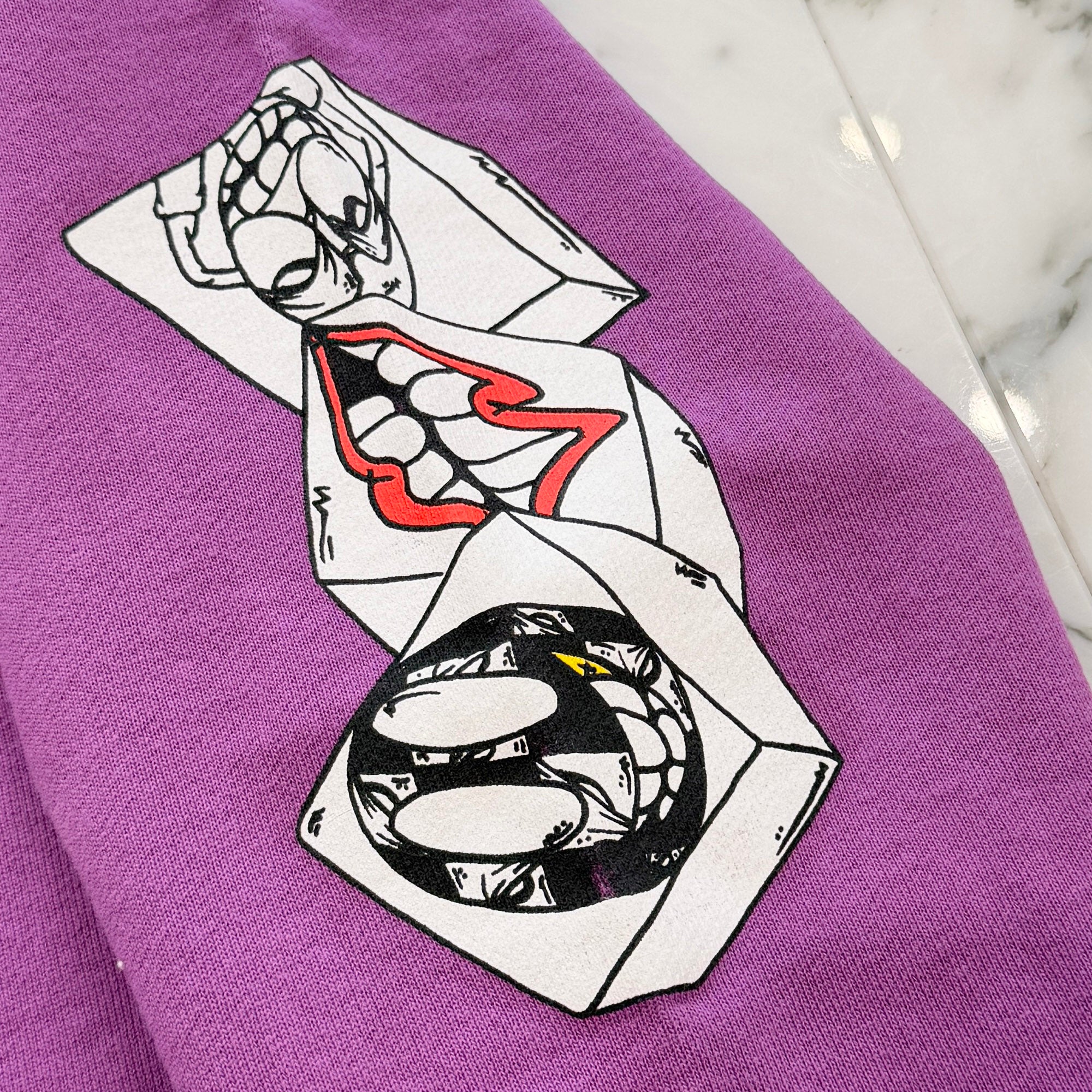 CHROME HEARTS× MATTY BOY 2024AW "I WANT MORE NOT LESS" Crew Neck Sweat Shirt Size L クロムハーツ×マッティボーイ "アイウォントレス" クルーネックスウェットシャツ サイズL