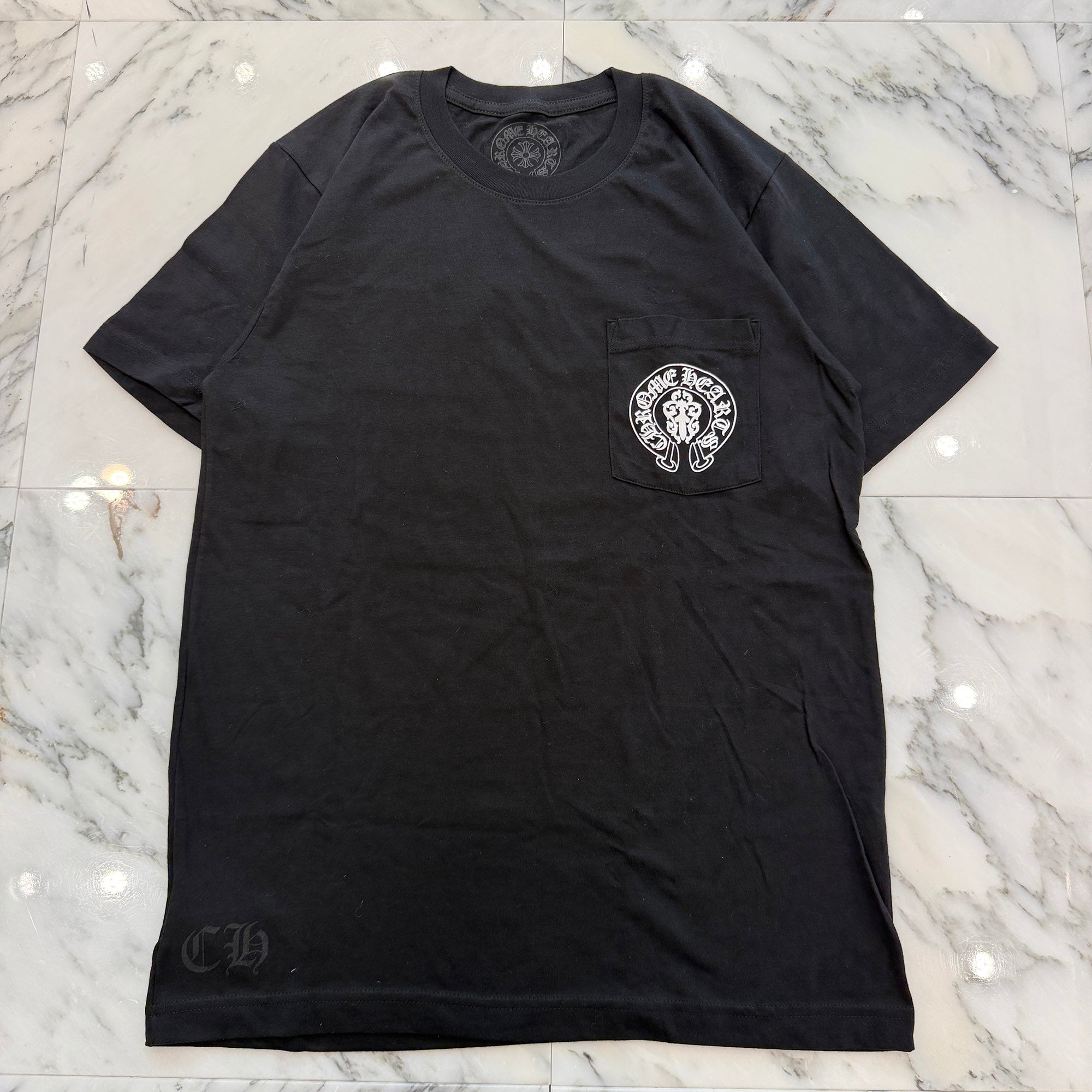 CHROME HEARTS American Flag Scroll Logo Tee Size M クロムハーツ アメリカ国旗 スクロールロゴ Tシャツ サイズM
