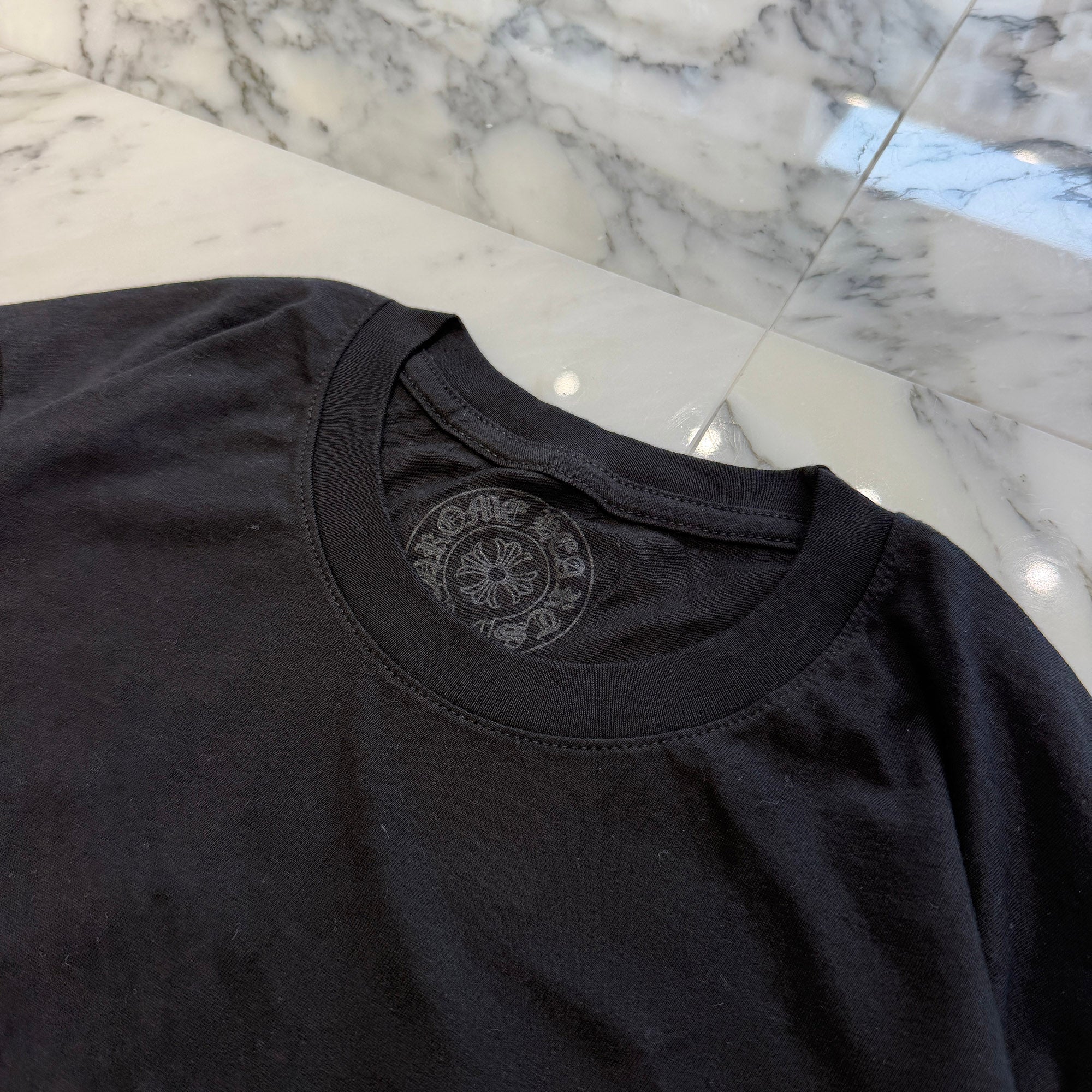 CHROME HEARTS American Flag Scroll Logo Tee Size M クロムハーツ アメリカ国旗 スクロールロゴ Tシャツ サイズM