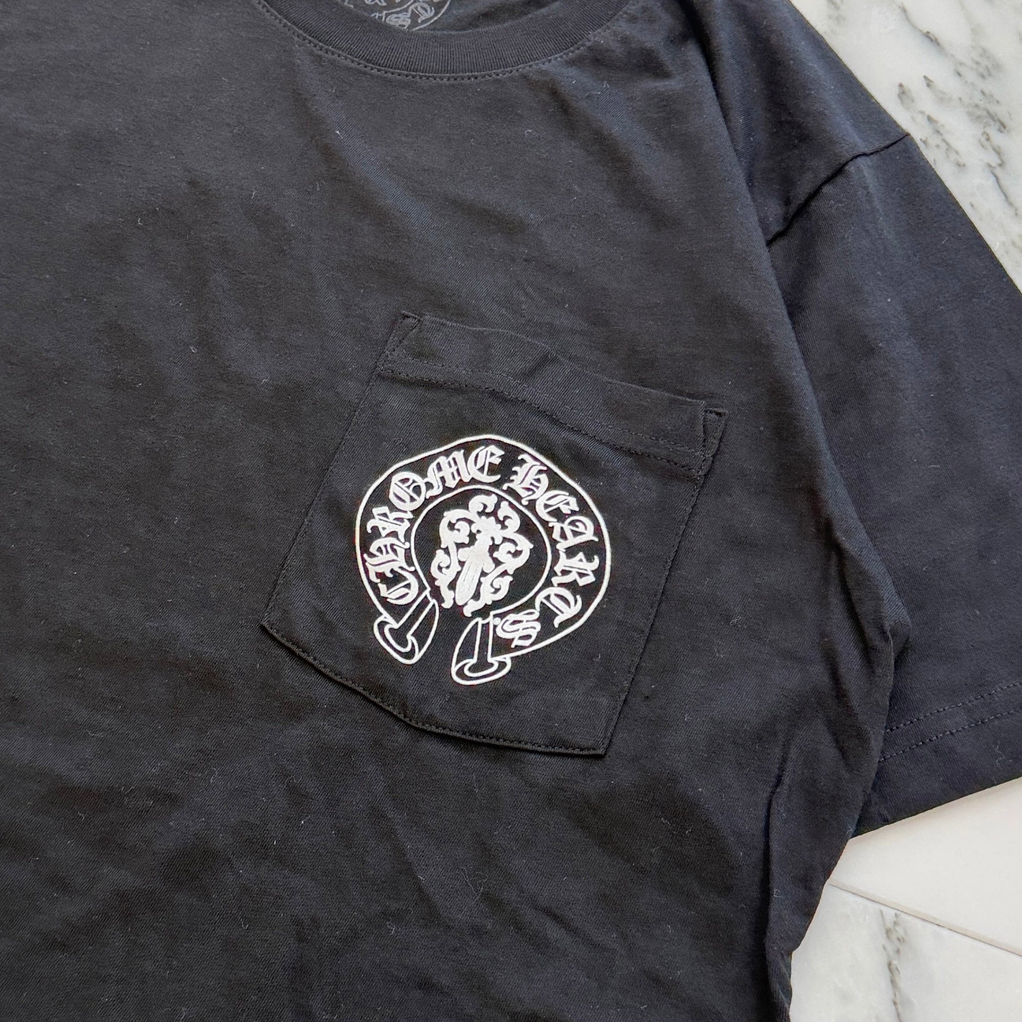 CHROME HEARTS American Flag Scroll Logo Tee Size M クロムハーツ アメリカ国旗 スクロールロゴ Tシャツ サイズM