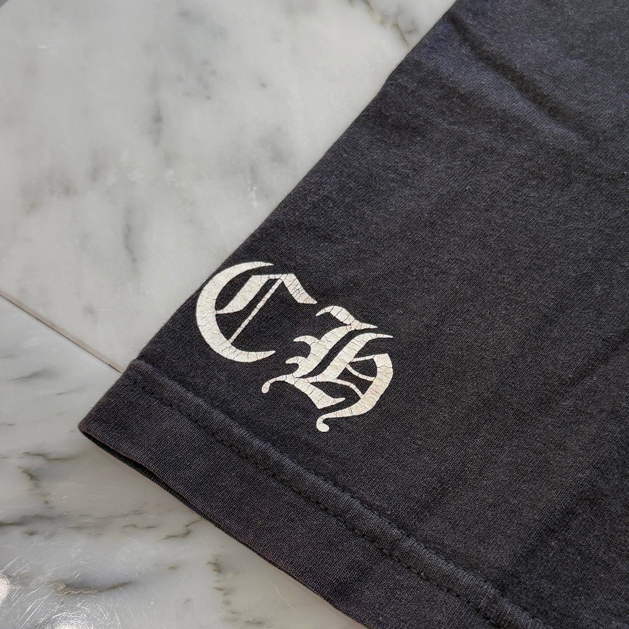 CHROME HEARTS Triple CH Plus Back Circle Print Tee Size S クロムハーツ トリプルCHプラス バックサークル プリントTシャツ サイズS