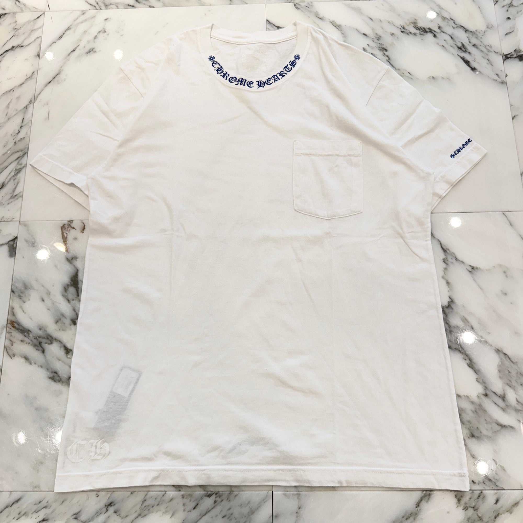 CHROME HEARTS 2025SS Old English Neck Logo Tee Size L クロムハーツ オールドイングリッシュ ネックロゴ Tシャツ サイズL