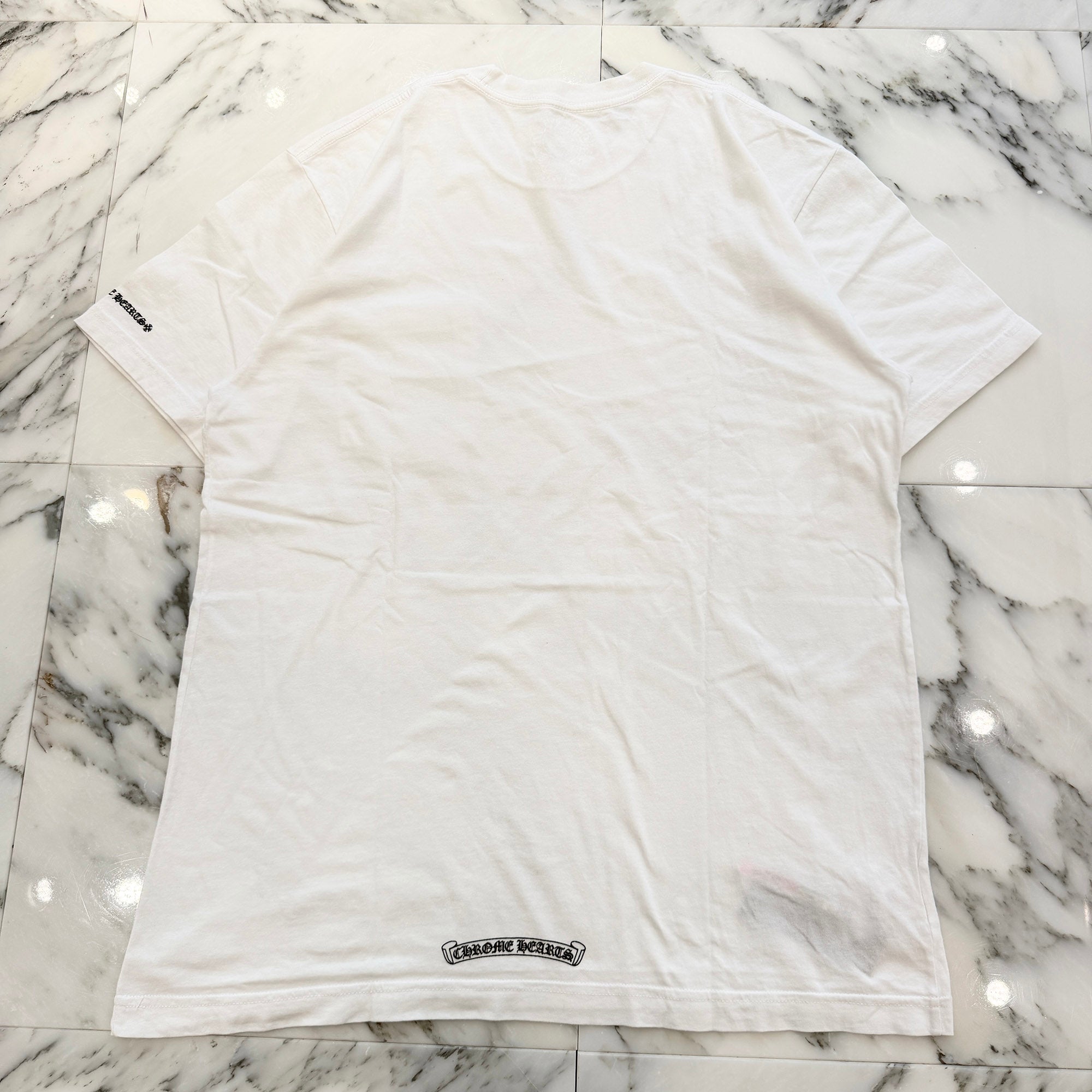 CHROME HEARTS Neck Logo Tee Size L クロムハーツ ネックロゴ Tシャツ サイズL
