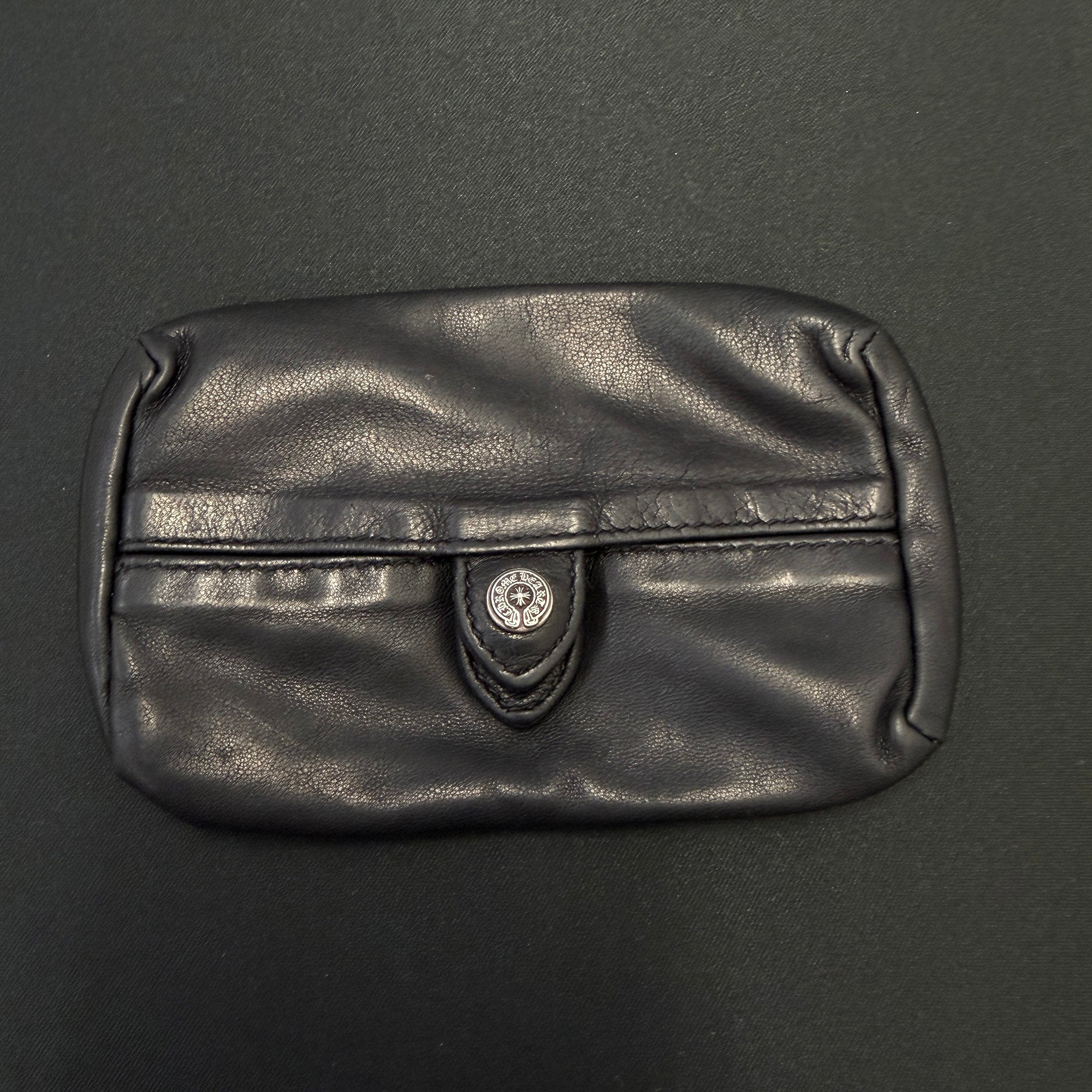 CHROME HEARTS Horseshoe Button Pocket Tissue Case クロムハーツ ホースシュー ボタン ポケット ティッシュ ケース