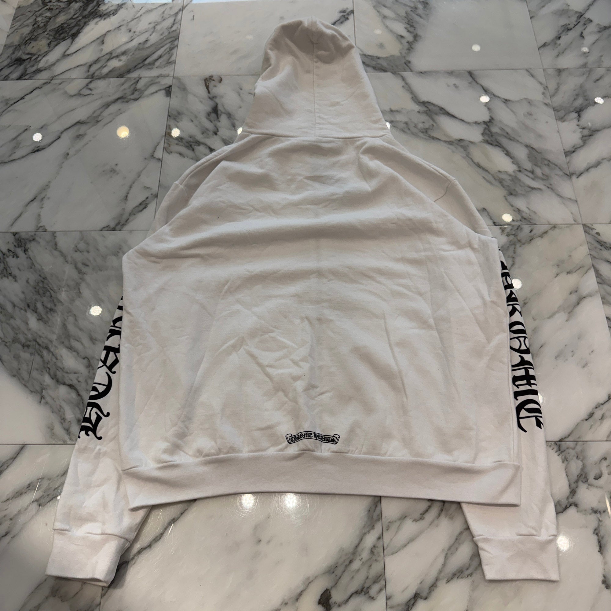CHROME HEARTS Vertical Logo Zip Up Hoodie Size L クロムハーツ