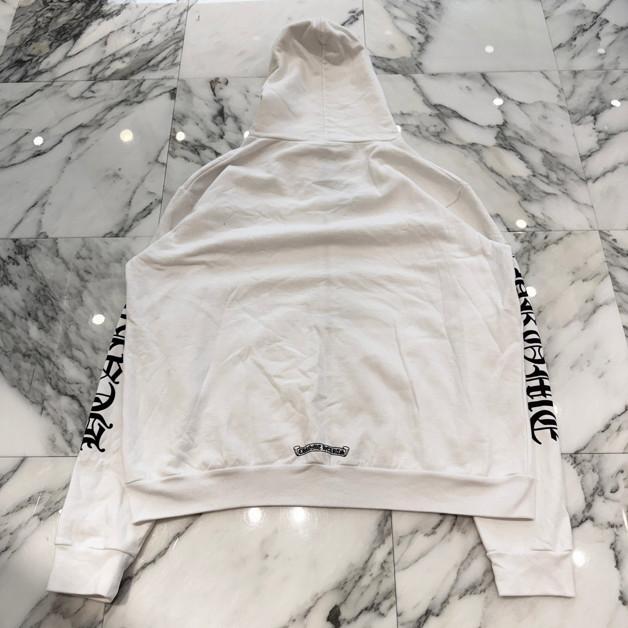 CHROME HEARTS Vertical Logo Zip Up Hoodie Size L クロムハーツ ヴァーティカルロゴ ジップアップフーディー サイズL