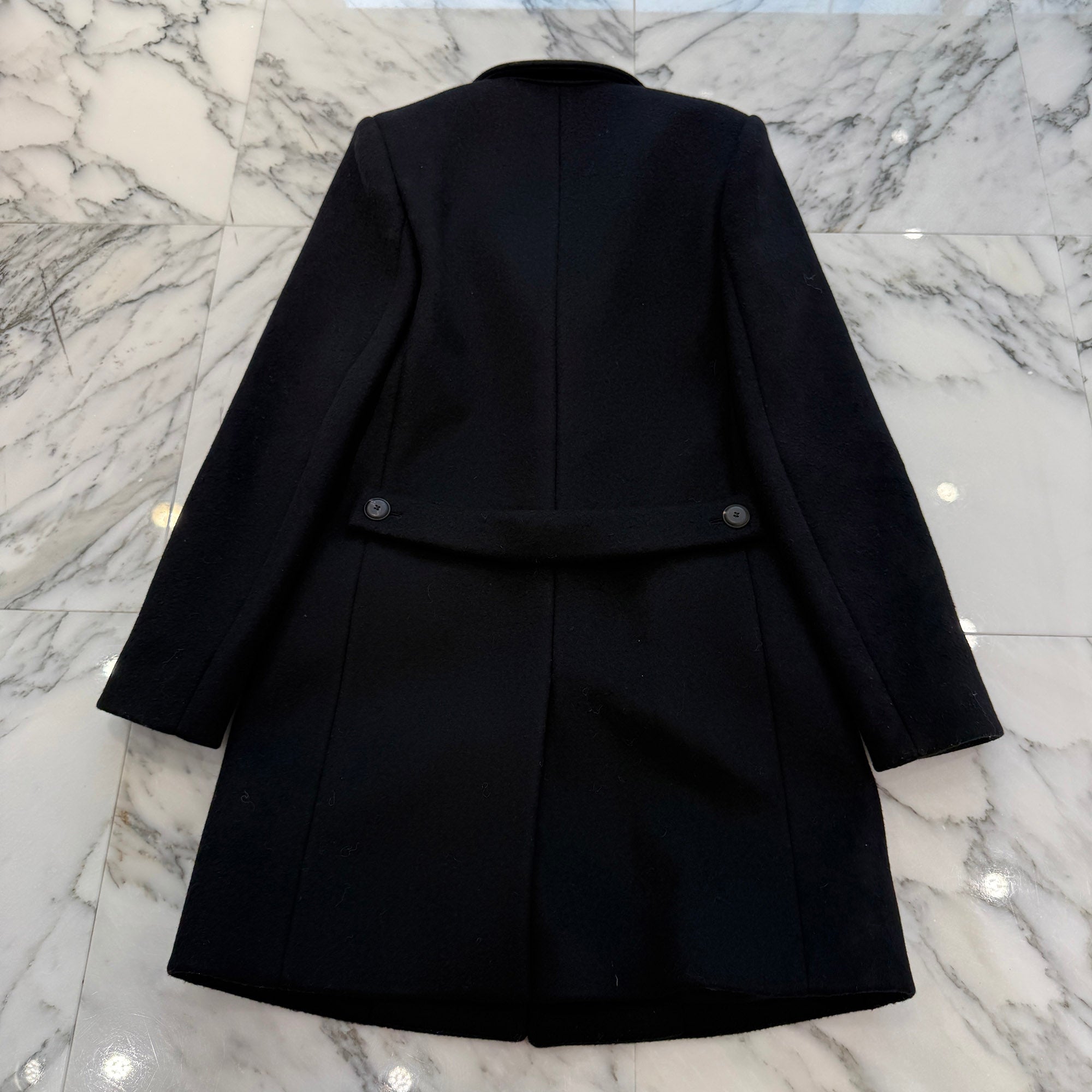 BALENCIAGA 2014AW Wool Chester Coat 358492 TKJ21 Size 34