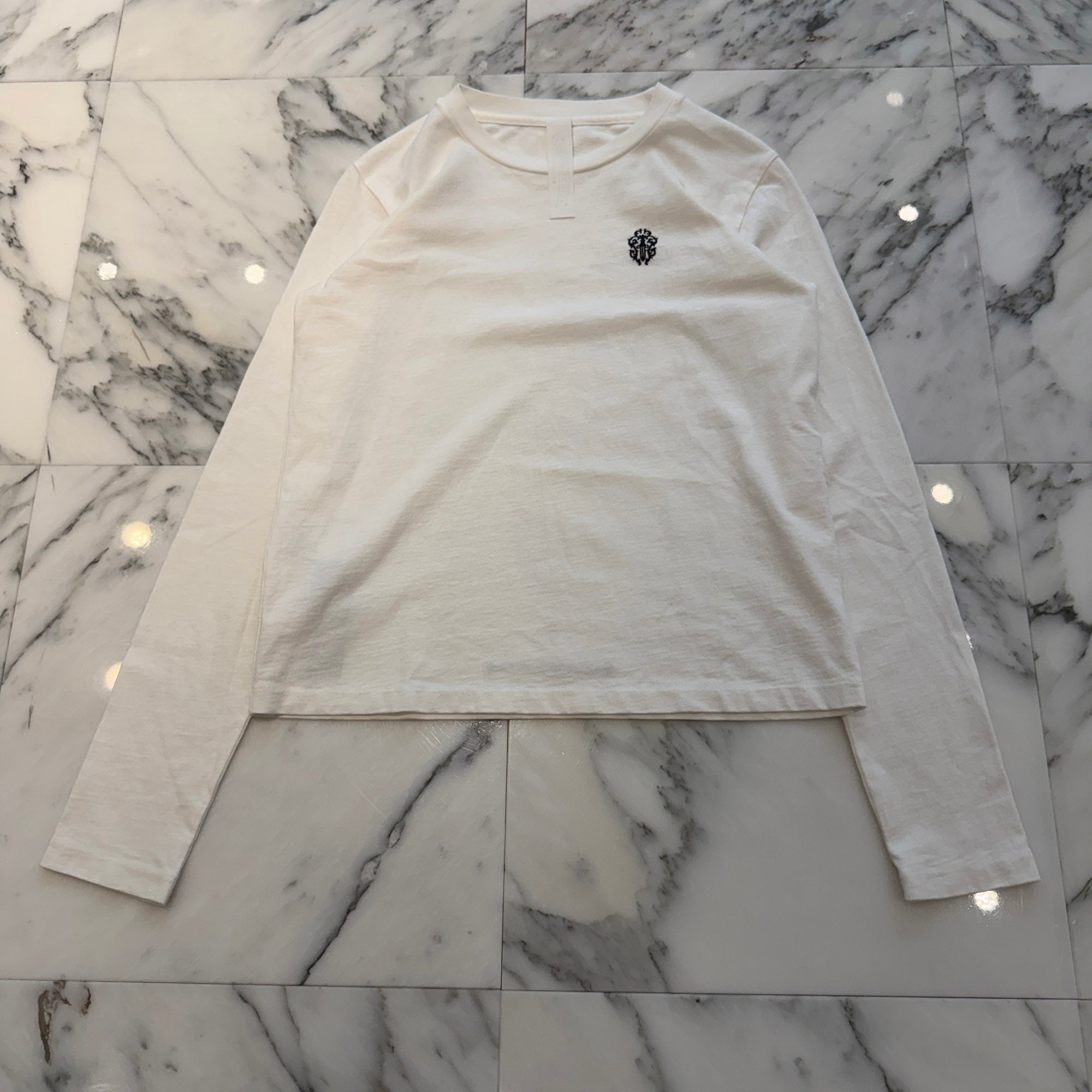 CHROME HEARTS Y NOT Vine Dagger CH Plus Embroidery Long Sleeve Tee