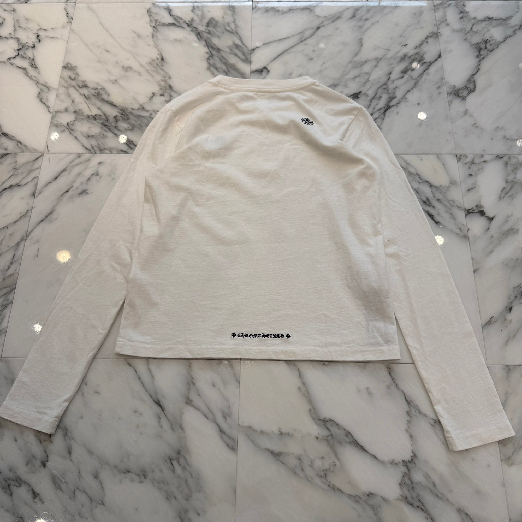 CHROME HEARTS Y NOT Vine Dagger CH Plus Embroidery Long Sleeve Tee