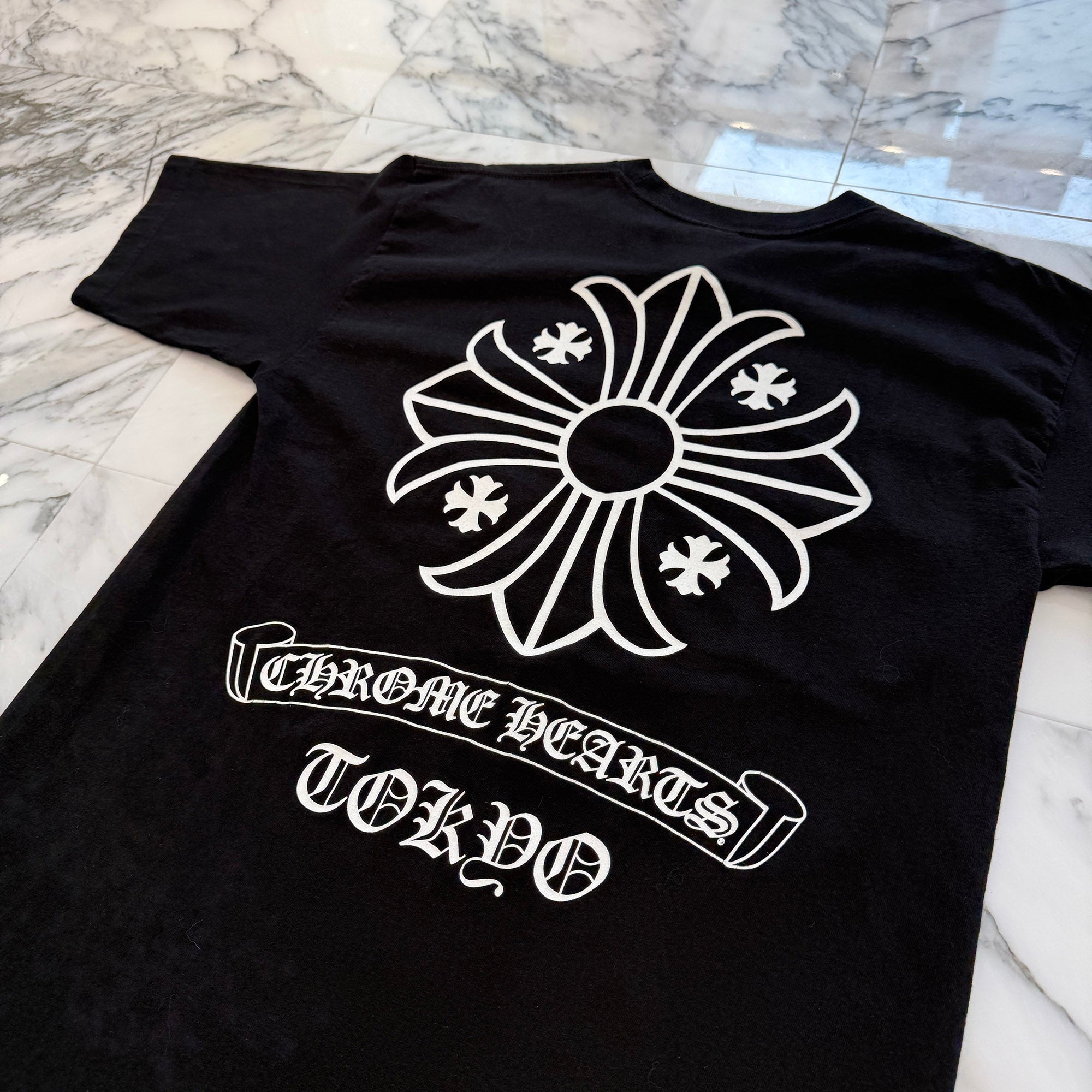 CHROME HEARTS TOKYO Limited CH Plus Scroll Tee Size L クロムハーツ