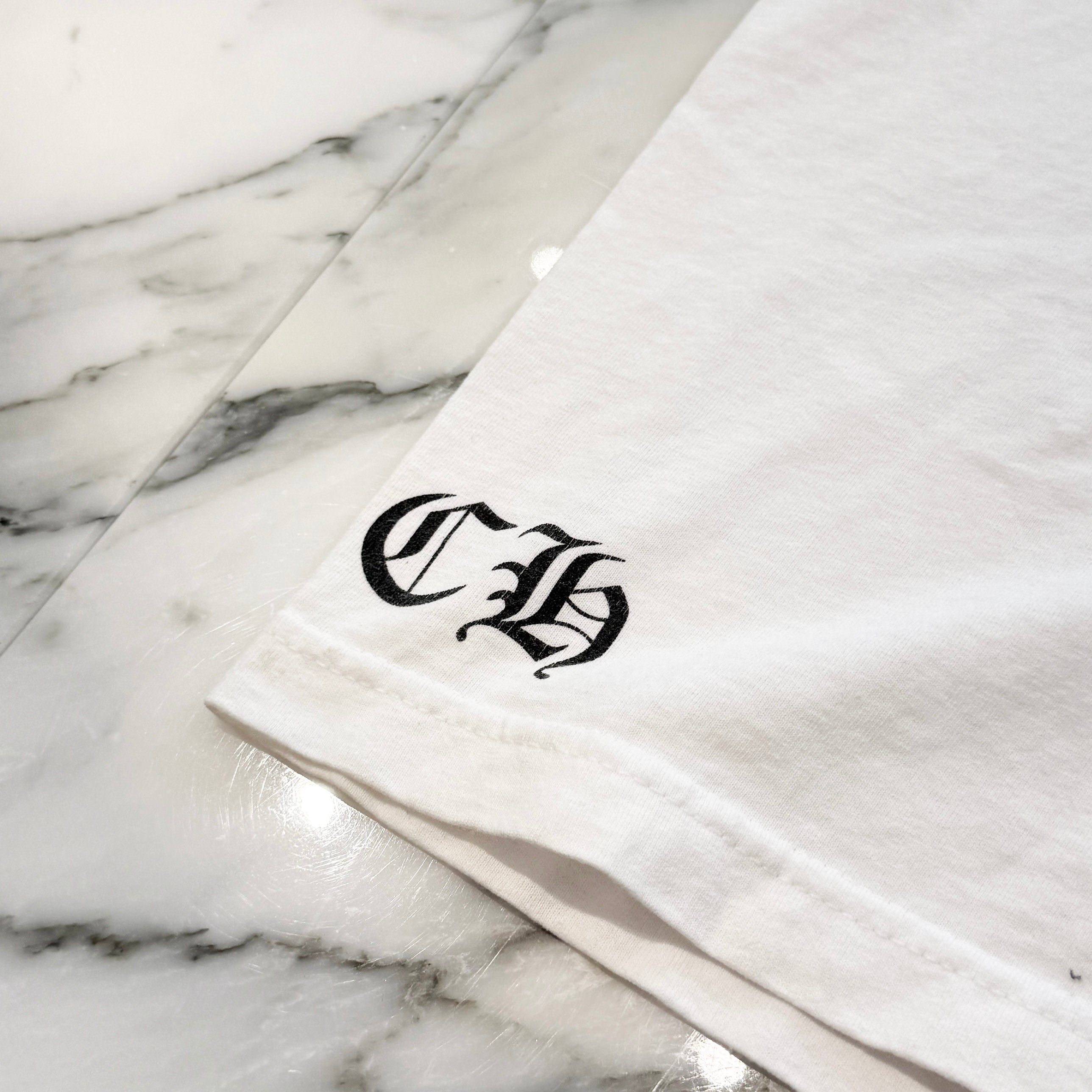 CHROME HEARTS Vertical Logo RS3 Cross Tee Size L クロムハーツ ヴァーティカルロゴ RS3クロス Tシャツ サイズL