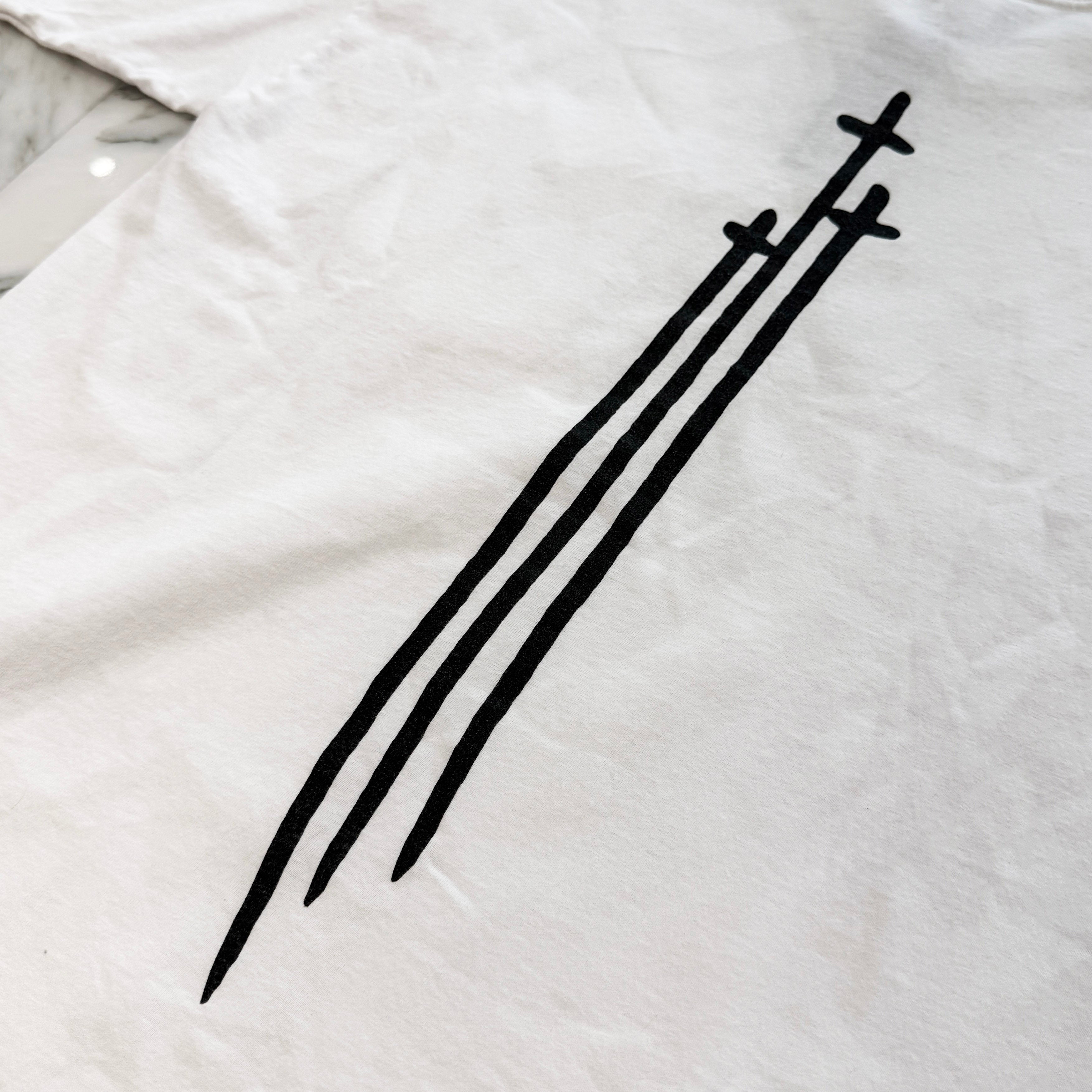 CHROME HEARTS Vertical Logo RS3 Cross Tee Size L クロムハーツ ヴァーティカルロゴ RS3クロス Tシャツ サイズL