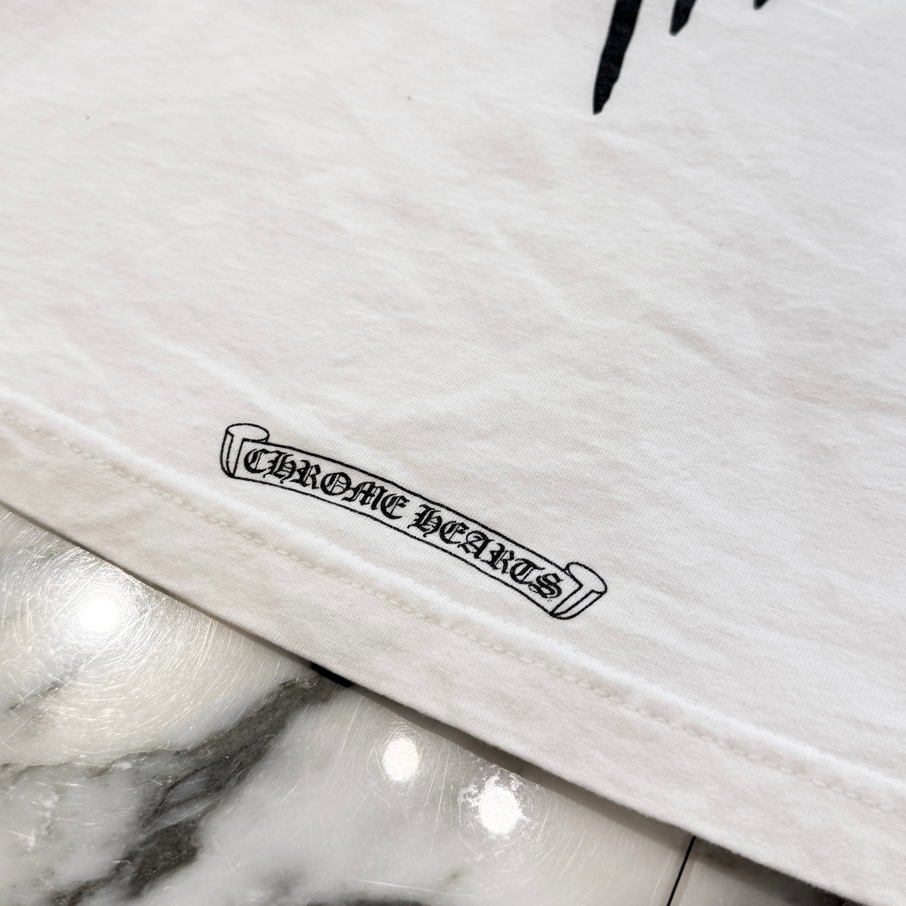 CHROME HEARTS Vertical Logo RS3 Cross Tee Size L クロムハーツ ヴァーティカルロゴ RS3クロス Tシャツ サイズL