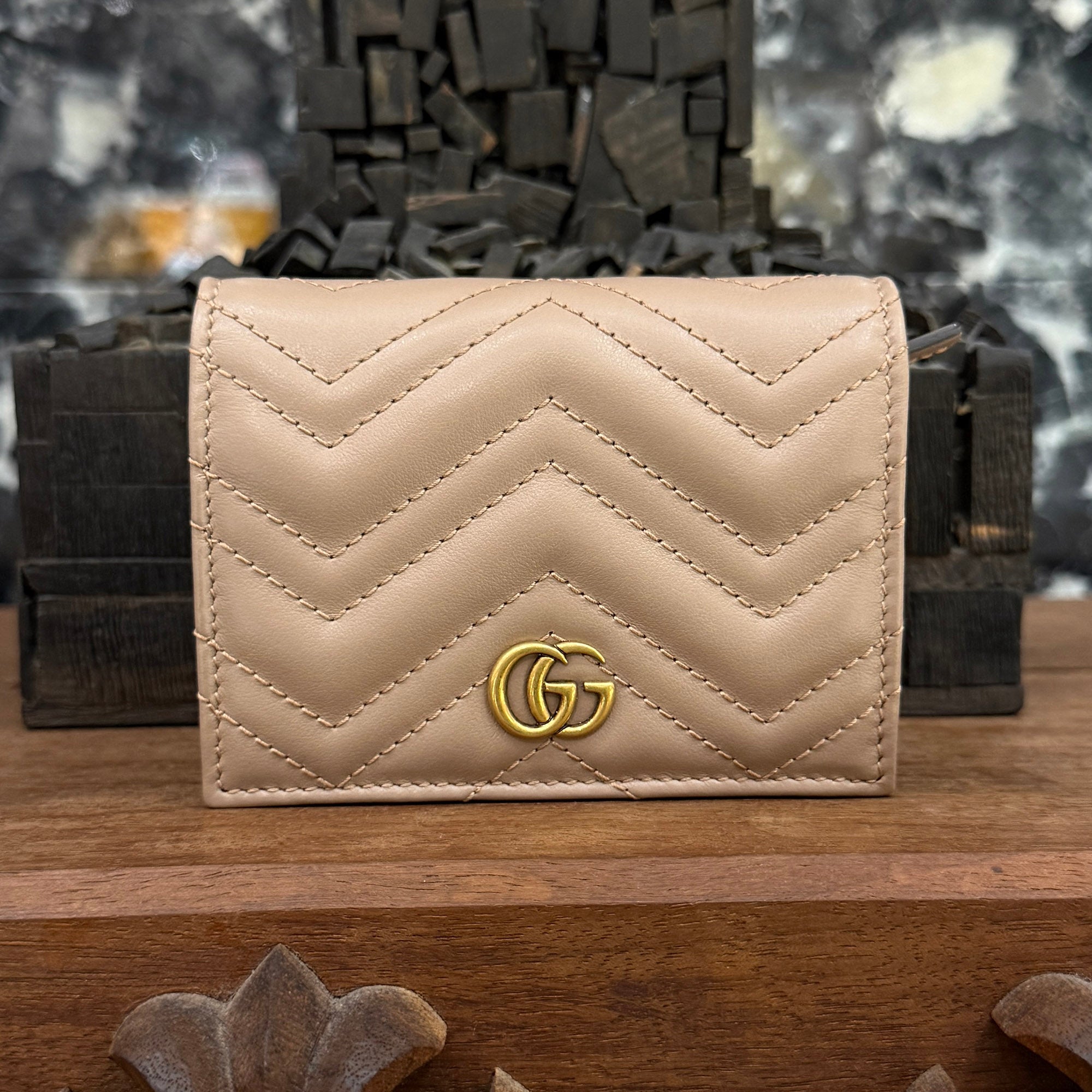 GUCCI GG Marmont Small Wallet 466492 グッチ GGマーモント スモールウォレット