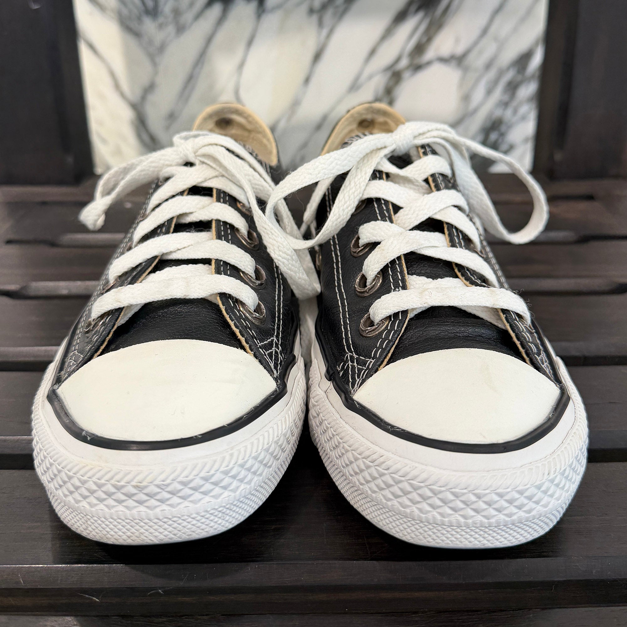 CHROME HEARTS × CONVERSE Silver Dagger Canvas Low Top Sneakers Size 4(約23.0cm) クロムハーツ × コンバース シルバーダガー キャンバス ローカットスニーカー サイズ4(約23.0cm)