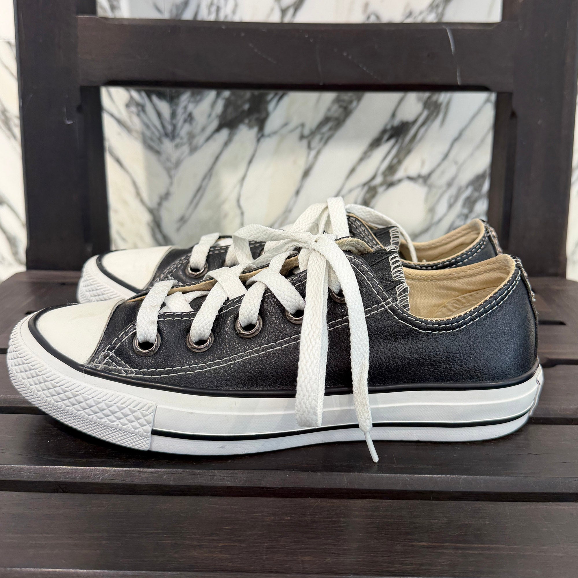 CHROME HEARTS × CONVERSE Silver Dagger Canvas Low Top Sneakers Size 4(約23.0cm) クロムハーツ × コンバース シルバーダガー キャンバス ローカットスニーカー サイズ4(約23.0cm)