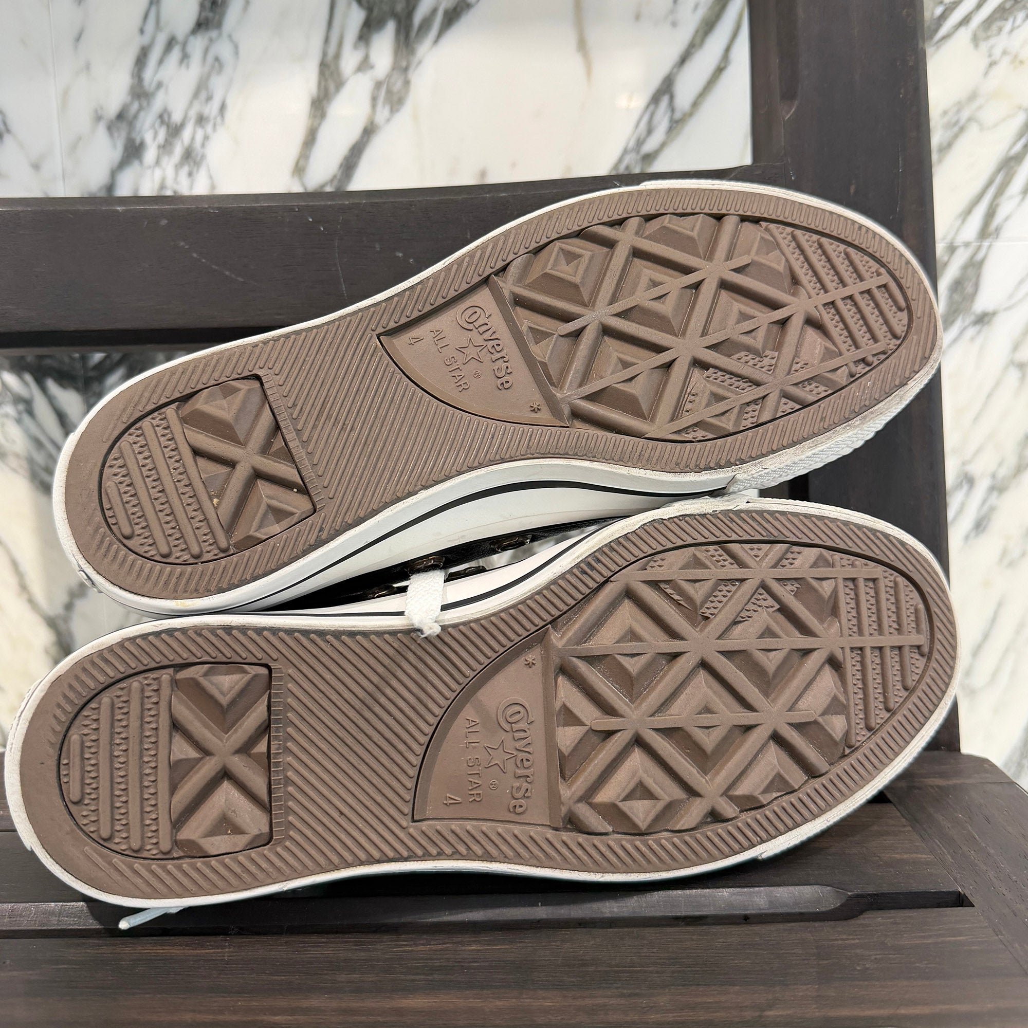 CHROME HEARTS × CONVERSE Silver Dagger Canvas Low Top Sneakers Size 4(約23.0cm) クロムハーツ × コンバース シルバーダガー キャンバス ローカットスニーカー サイズ4(約23.0cm)