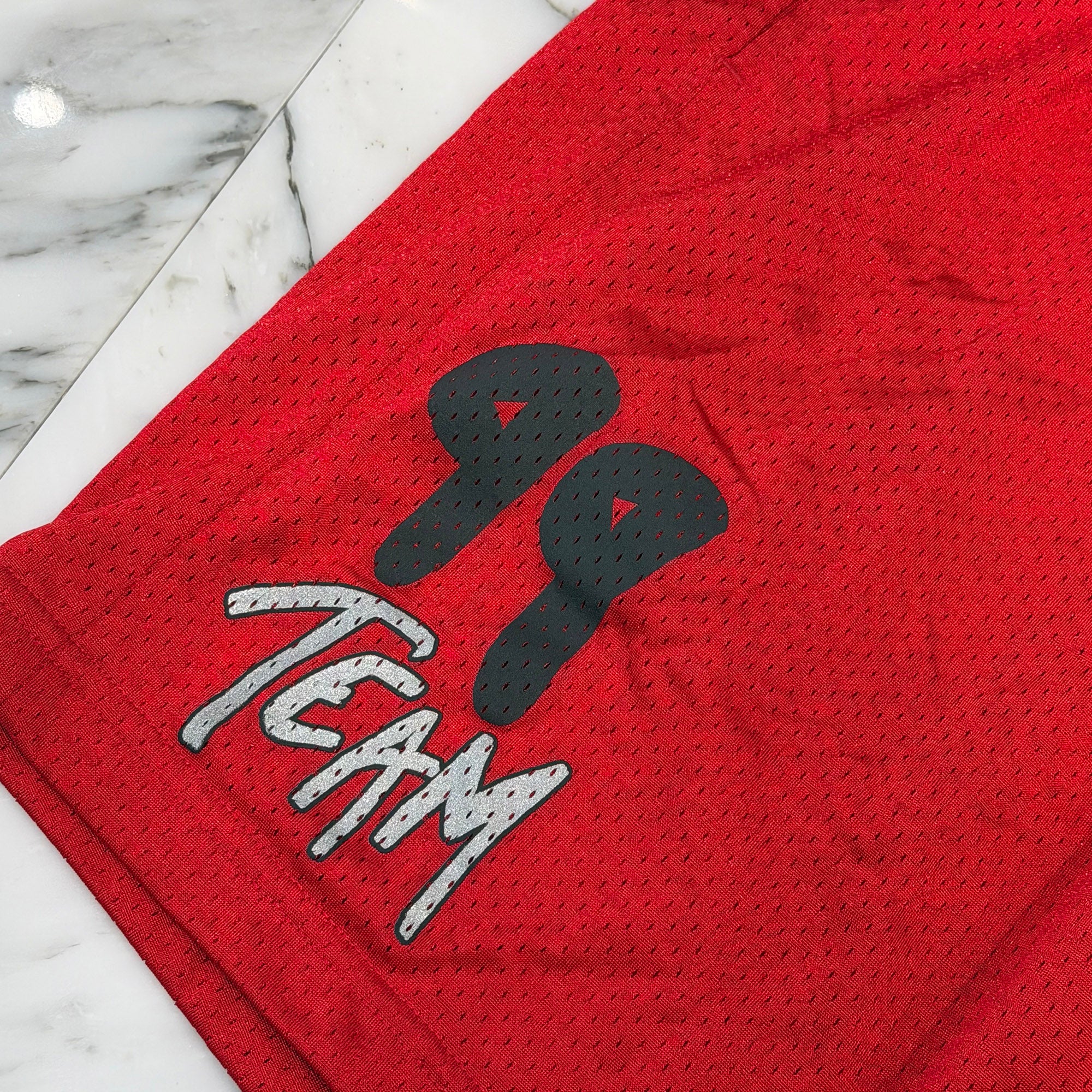 CHROME HEARTS × MATTY BOY "TEAM" Mesh Varsity Shorts Size M クロムハーツ × マッティボーイ チームメッシュバーシティ ショーツ サイズM