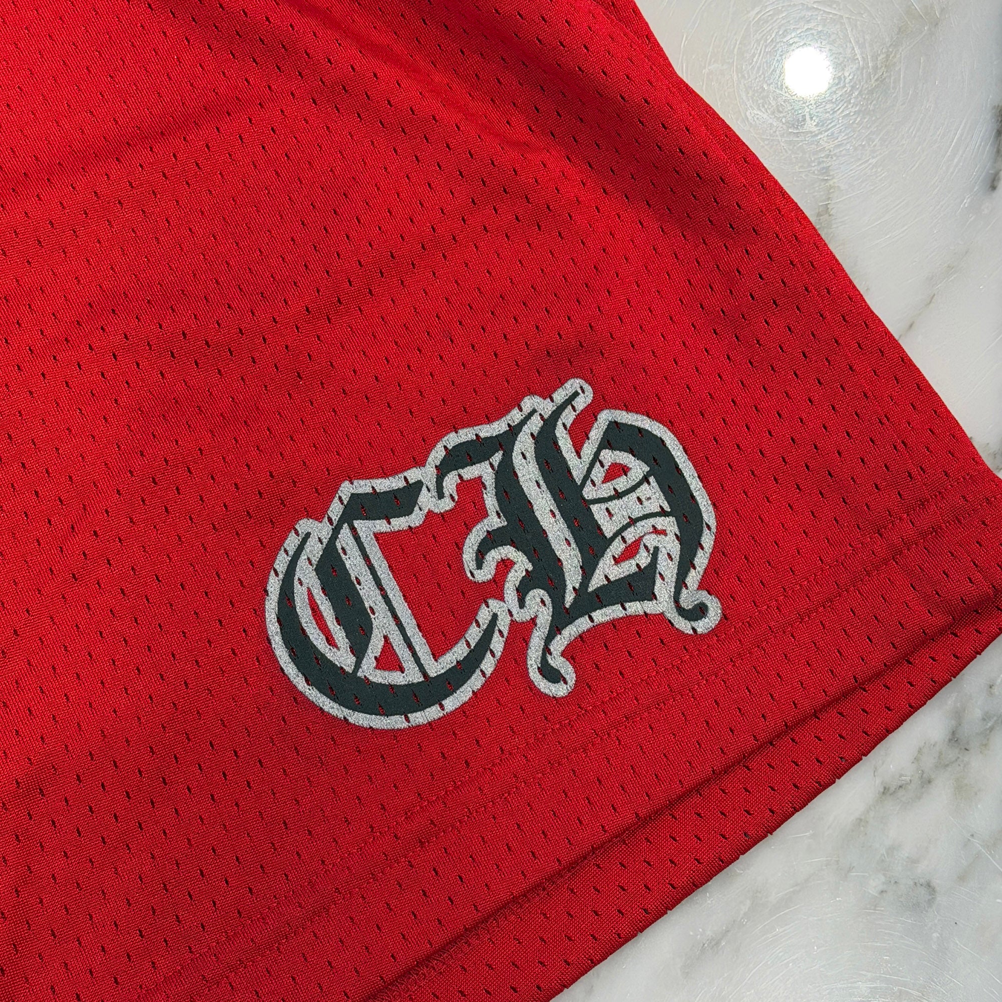 CHROME HEARTS × MATTY BOY "TEAM" Mesh Varsity Shorts Size M クロムハーツ × マッティボーイ チームメッシュバーシティ ショーツ サイズM