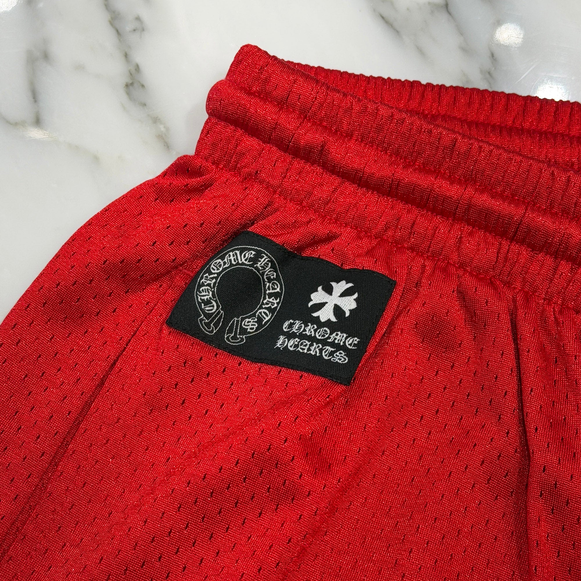 CHROME HEARTS × MATTY BOY "TEAM" Mesh Varsity Shorts Size M クロムハーツ × マッティボーイ チームメッシュバーシティ ショーツ サイズM