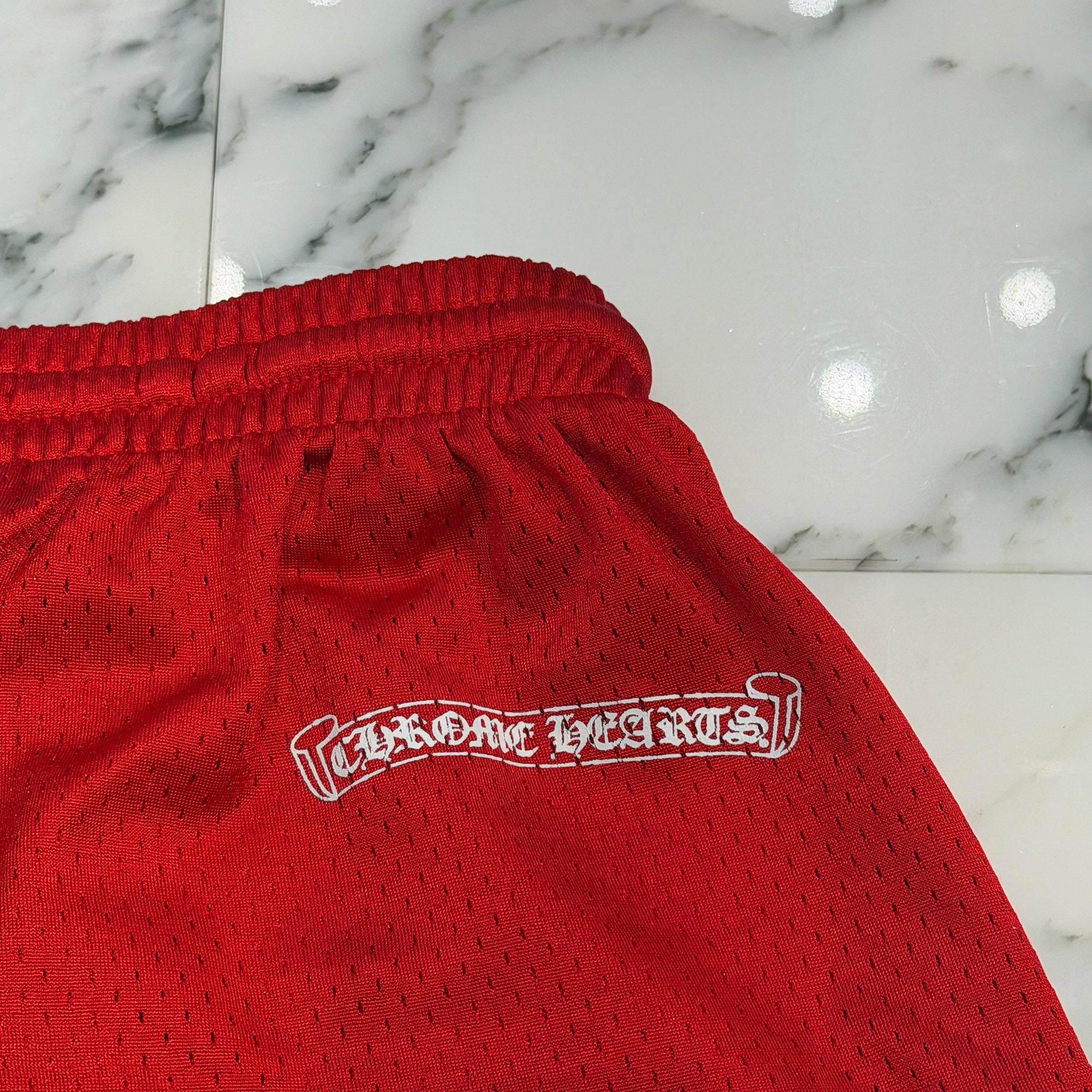 CHROME HEARTS × MATTY BOY "TEAM" Mesh Varsity Shorts Size M クロムハーツ × マッティボーイ チームメッシュバーシティ ショーツ サイズM